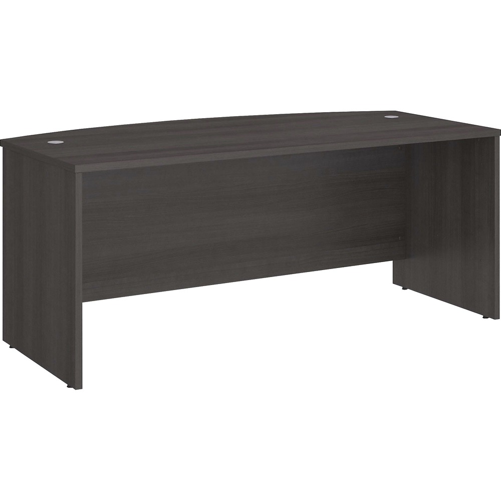 BSHSCD172SG - Give your office the quality you need and the style you deserve with the Studio C 72W Bow Front Desk. Extended surface offers extra space to spread out with a computer and more while giving guests a rounded front to pull up a chair and collaborate. With a thermally fused laminate finish, this desk stands up to years of everyday use. The popular, classic office desk design receives a contemporary update with trendy, Storm Gray finish to fit seamlessly in a private office or as part of a larger environment. Keep pesky computer cords out of your way with the cable-management system (two grommets) for an organized worksurface. Combine the bowfront desk with matching products and accessories from the Studio C collection to create a unique office fit for the way you work. Combine with matching Studio C products to form L-shaped and U-shaped desks. Desk accepts mobile file cabinets, pencil drawer or keyboard tray (not included).