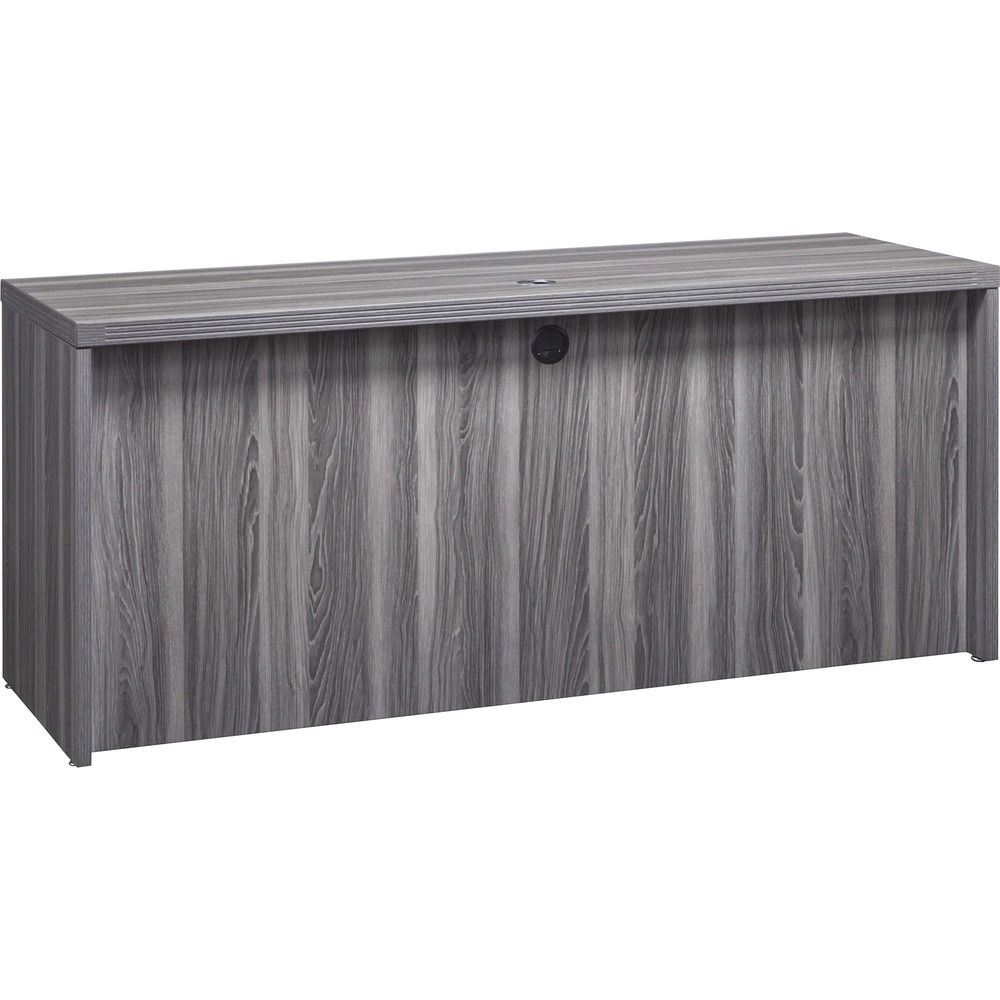 SAFACD7224LGS - Credenza is part of the Aberdeen Series that brings genuine business practicality to every environment. Each quality piece balances the look of the wood with the performance of laminate. Credenza features a 1-5/8" thick worksurface with eye-catching fluted trim, surface grommet for easy cable management and modesty panel with mouse hole for cable pass-through. Modesty panel is recessed 3" for outlet clearance. Laminate surfaces are abrasion-resistant and stain-resistant for durability. Elegant enough for the executive suite and flexible enough for team environment, Aberdeen can furnish an entire space with beauty and ease.