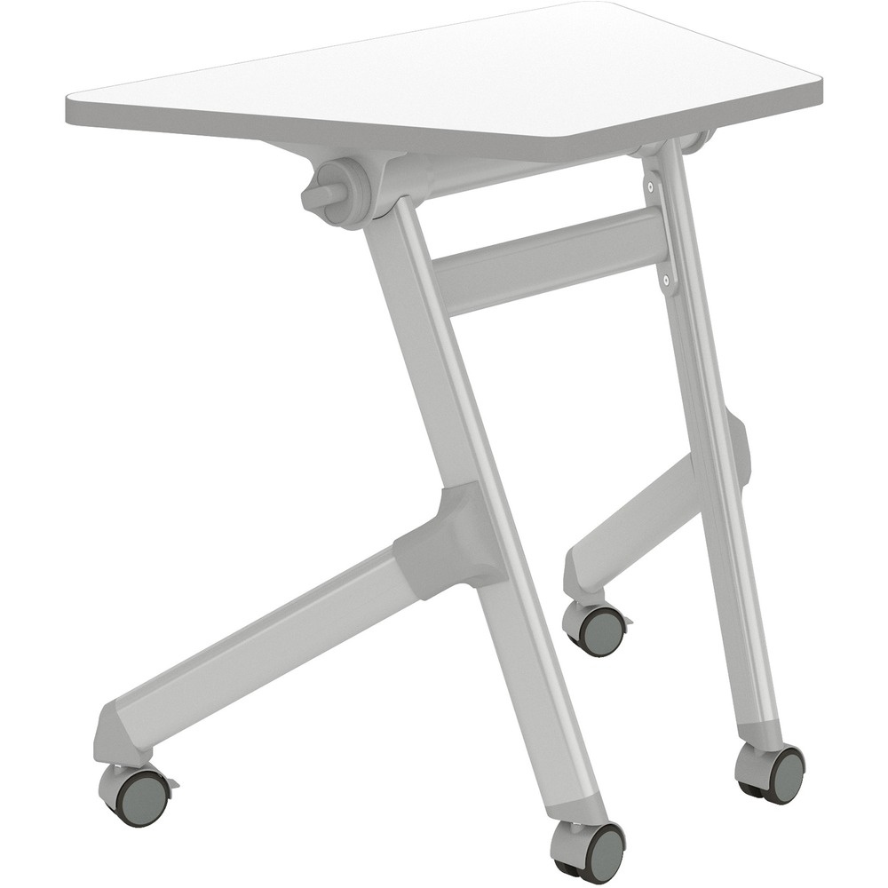 SAF1226DE - Add function and versatility to your classroom or work area with the Learn Nesting Trapezoid Desk. Easily configure activity tables or learning groups to support any teaching style. Handles on both sides of the desk make it easy to flip the top back for quick, compact storage. Nest it with other Learn Nesting Trapezoid Desks to save space with 5-1/4" between desk surfaces when nested. Top with dry-erase laminate provides 32.8" width of ample worksurface or space to sketch ideas on the fly. Roll the desk out of the way when it's no longer in use with four locking casters. This flexible active learning desk solution allows you to easily reconfigure your space by nesting additional desks together to create an eight-person circle. It supports up to 200 lb. with a durable, powder-coated steel frame; high-pressure laminate top, and 2mm edgebanding.