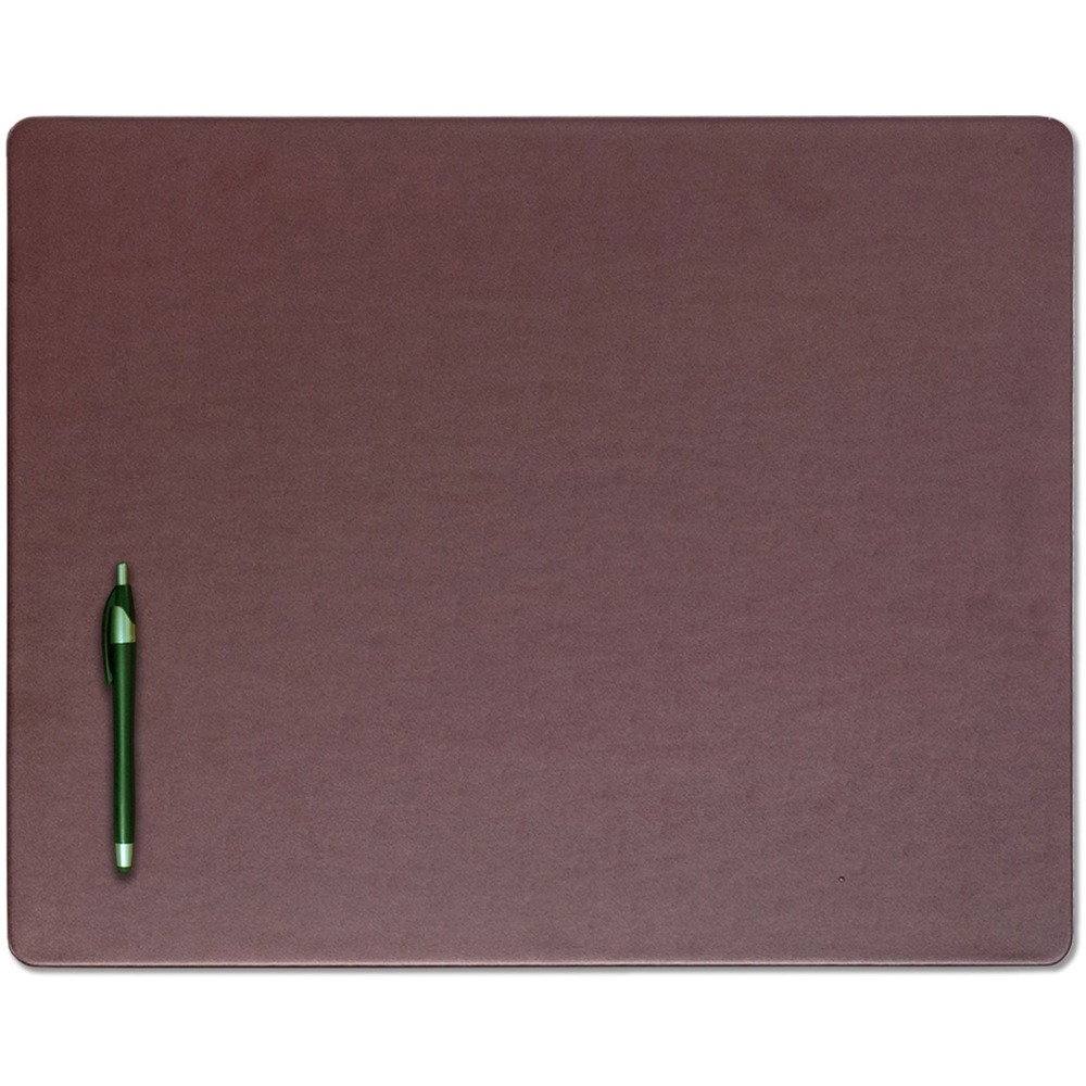 DACP3431 - Conference Pad features a wrapped-edge design to provide a finished look and added durability. Faux-leather material provides a professional look in a cost-efficient design. Soft velveteen bottom protects surfaces from scuffs and scratches.