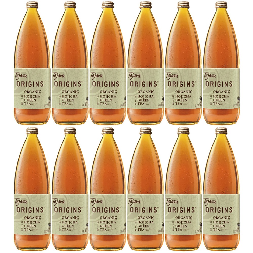 CWG40167 - Tejava Origins Hojicha Green Tea is an authentic green tea, brewed with leaves from Kagoshima, Japan, a region noted for its mineral-rich volcanic soils. Roasted with expert care, this tea has a deep-roasted taste with a touch of nutty flavor. Tea is brewed in small batches at an optimal temperature and time to give you a great-tasting flavor. Tea is organic, non-GMO, Kosher and does not contain any sugar or sweeteners.