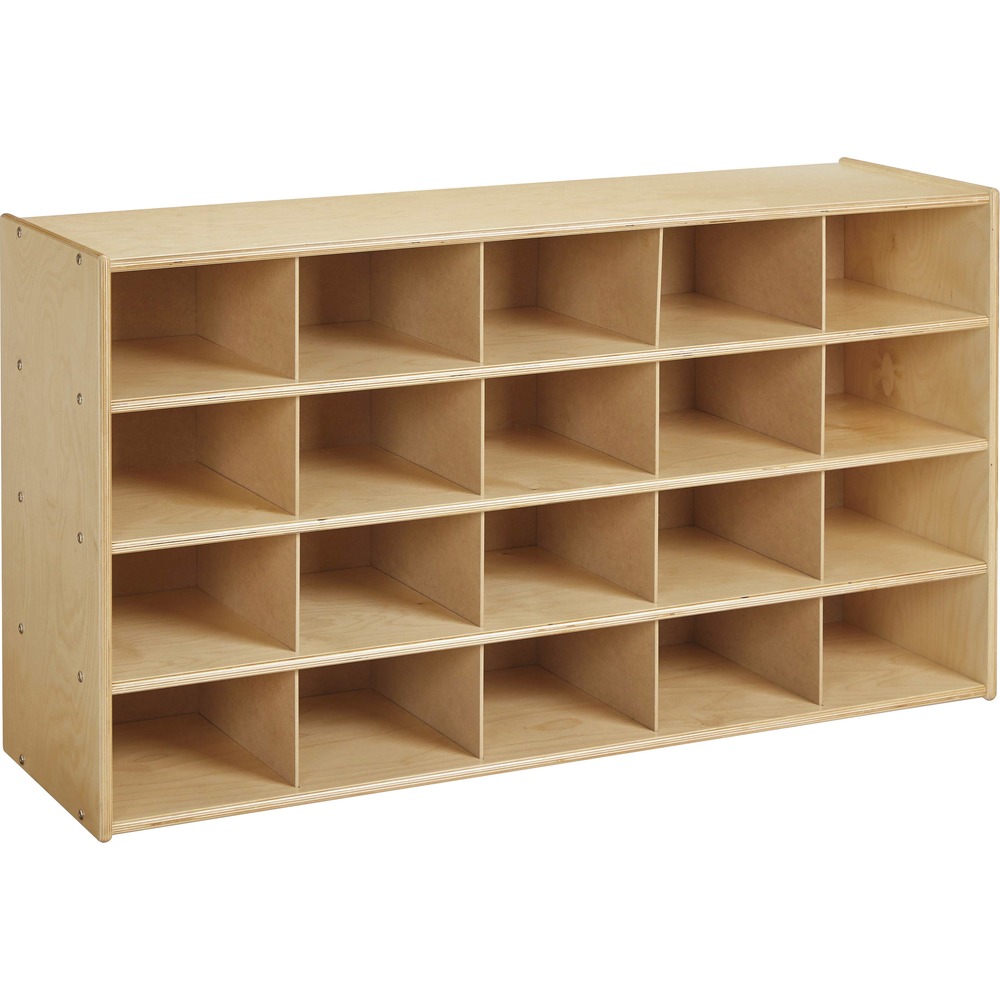 JNT7040YT - Cubby storage unit without trays lets you maximize your classroom storage needs. Rounded edges allow children to play safely without getting hurt by sharp edges or corners. Durable laminate features an easy-to-clean surface. Thermo-fused edgebanding helps seal out moisture.