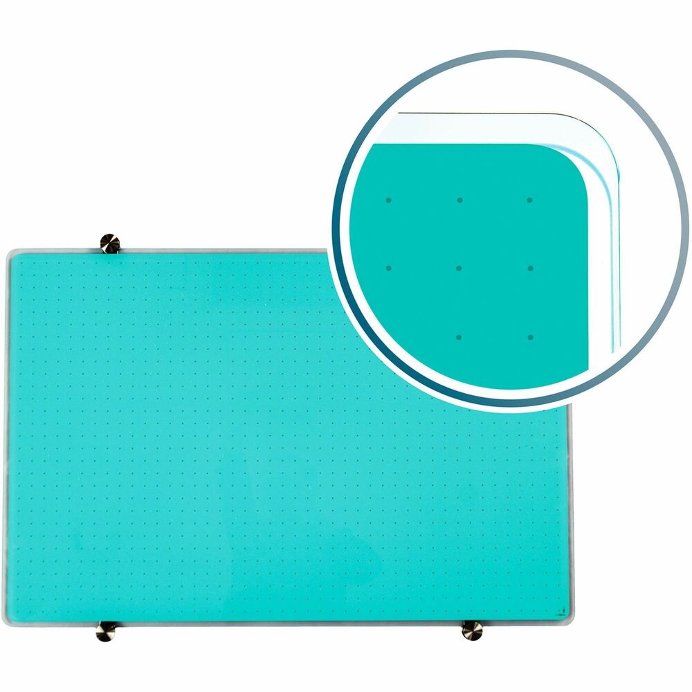 FLRFCVGM2436TG - Glass Dry-Erase Board combines style and functionality with high performance to help you work efficiently. The dotted grid design helps you accurately draw planning tables and charts. Plus, it works as a guide for neat, even writing of notes and lists. Magnetic backing allows you to attach additional documents and notices. High-specification, magnetic backing is designed for use with rare earth magnets (not included). Dry-erase board is perfect for use in the home or office. It is suitable for use with all nonmetallic, dry-erase pens and markers.