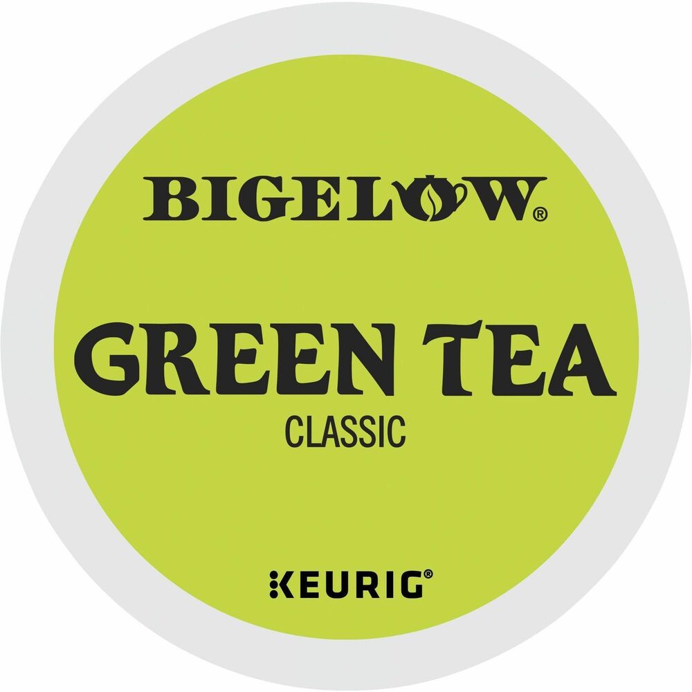 GMT2847 - Bigelow Green Tea is made with gently processed tea leaves to bring out the tea's delicate, smooth flavor. Bigelow's signature green blend enlivens the earthy flavors for a delicious cup. Made by a family specializing in creating deliciously different, world-class teas for three generations, this caffeinated tea comes in convenient K-cups that are designed for use in Keurig coffee brewers.