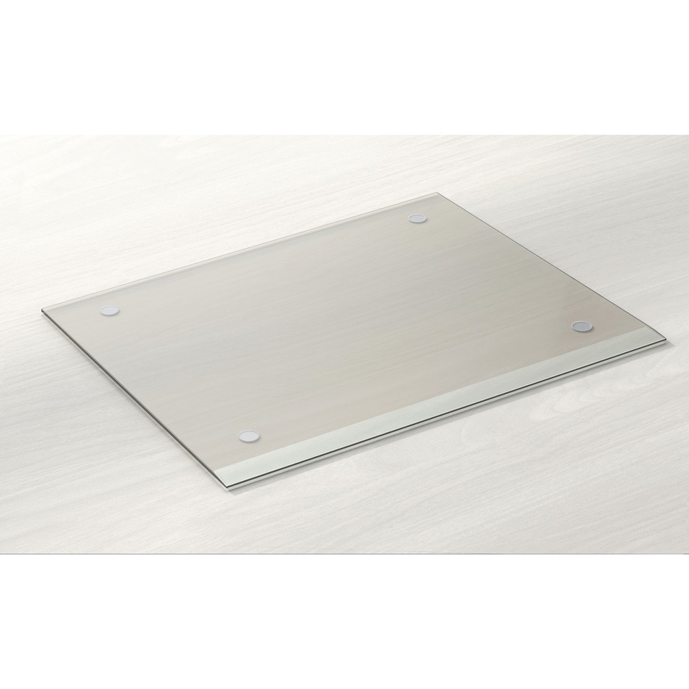 LLR39658 - Desk Pad features a smooth-gliding surface to reduce writing fatigue. Scratch-resistant, clear surface provides a perfect way to display important notes, reference materials, photos and more. Antistatic construction wipes down easily for quick cleanings. Nonslip, round feet made of rubber keep the pad securely positioned on your desktop to prevent frequent adjustments. Desk pad includes a 1-1/4" beveled edge, flat polish edges on the other sides and safety corner. More from the Manufacturer