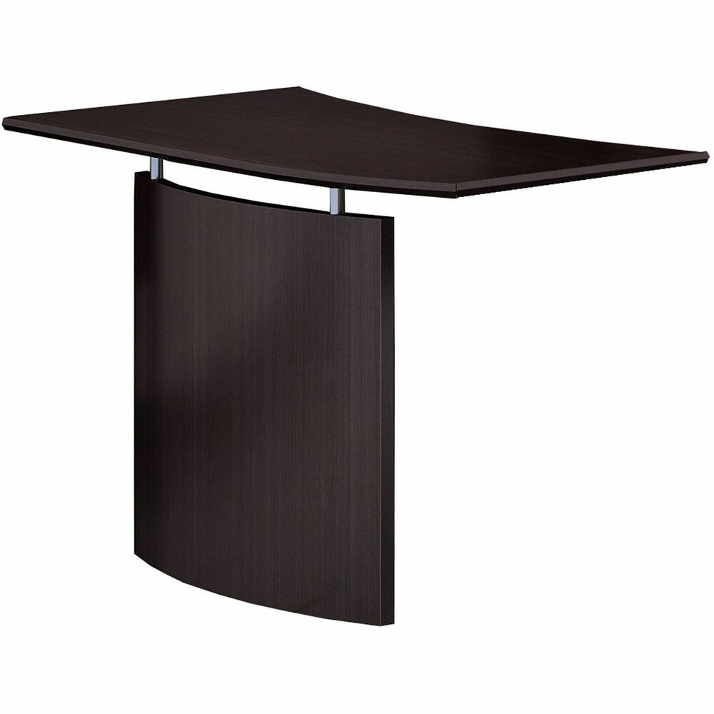 SAFMNBDGRLDC - Right curved bridge is part of the Medina Series that offers contemporary style and elegant functionality for your office. Clean lines, curved shapes and floating worksurfaces reflect Italian design influences. Mocha laminate finish ensures a cohesive collaboration with other Medina furniture and complements most any decor. Excellent durability of the laminate finish reduces wear and tear. Durable bridge features a built-in, full modesty panel and 1" thick floating worksurface with distinctive beveled edge and silver detailing. It is not freestanding. Attach the bridge to a Medina desk or credenza to create a U-shaped worksurface.