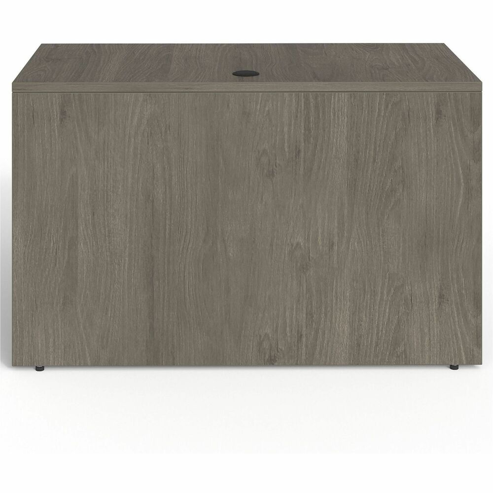 LLRPB2448GE - Bridge is part of the Lorell Prominence 2.0 Series that offers an elegant design perfect for your executive office suites. Durable, Gray Elm laminate surface is mar-resistant, burn-resistant and impact-resistant to withstand hectic, daily work life. The 1" thick top features matching 3mm edgebanding. Bridge is manufactured with 45 lb. density particleboard and finished on both sides with high-performance, thermally fused melamine. It is not freestanding and not shipped fully assembled like the other items in the series. Pair the bridge with single-pedestal desks to create L-shaped or U-shaped configuration to suit your office needs. The 3/4" adjustable glides allow the bridge to remain level on uneven surfaces. Grommet in the top allows convenient cord management.