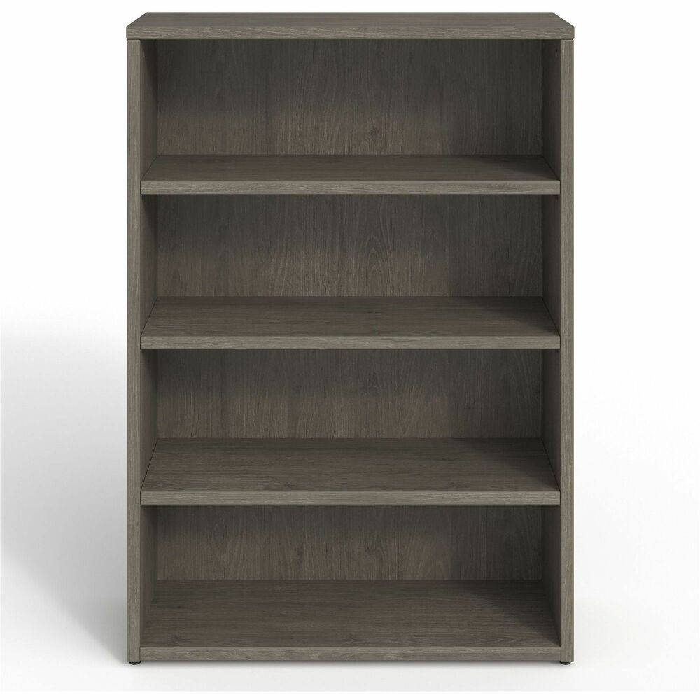 LLRPBK3448GE - This four-shelf bookcase is part of the Lorell Prominence 2.0 Series that offers an elegant design perfect for your executive office suites. Durable, Gray Elm laminate surface is mar-resistant, burn-resistant and impact-resistant to withstand hectic, daily work life. The 1" thick top features matching 3mm edgebanding. Bookcase is manufactured with 45 lb. density particleboard and finished on both sides with high-performance, thermally fused melamine. Back of the bookcase is finished on both sides. Freestanding bookcase offers four shelves for decor, files, binders, books and more to increase your open storage space and declutter worksurfaces. Three shelves adjust in 1" increments to easily customize the bookcase for your needs. Spaced evenly, the shelves have a 10-1/2" space between them. Each shelf can hold 81 lb. The 3/4" adjustable glides allow the bookcase to remain level on uneven surfaces. Bookcase ships fully assembled so it's ready for immediate use.