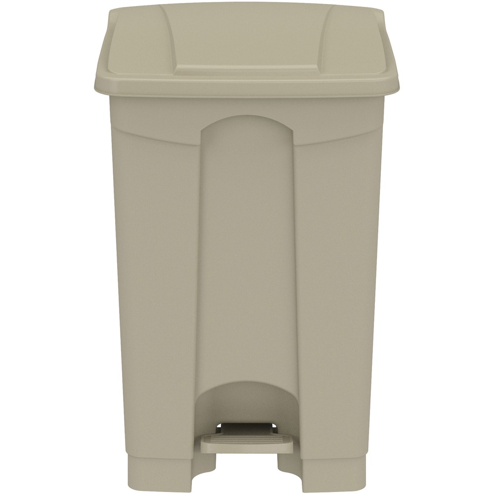 SAF9925TN - Ideal for offices, warehouses, garages and homes, this hardworking, 12-gallon trash receptacle offers ample storage for waste. Convenient foot pedal allows sanitary trash disposal, keeping people healthy and safe. Lightweight plastic receptacle is easy to clean and move.