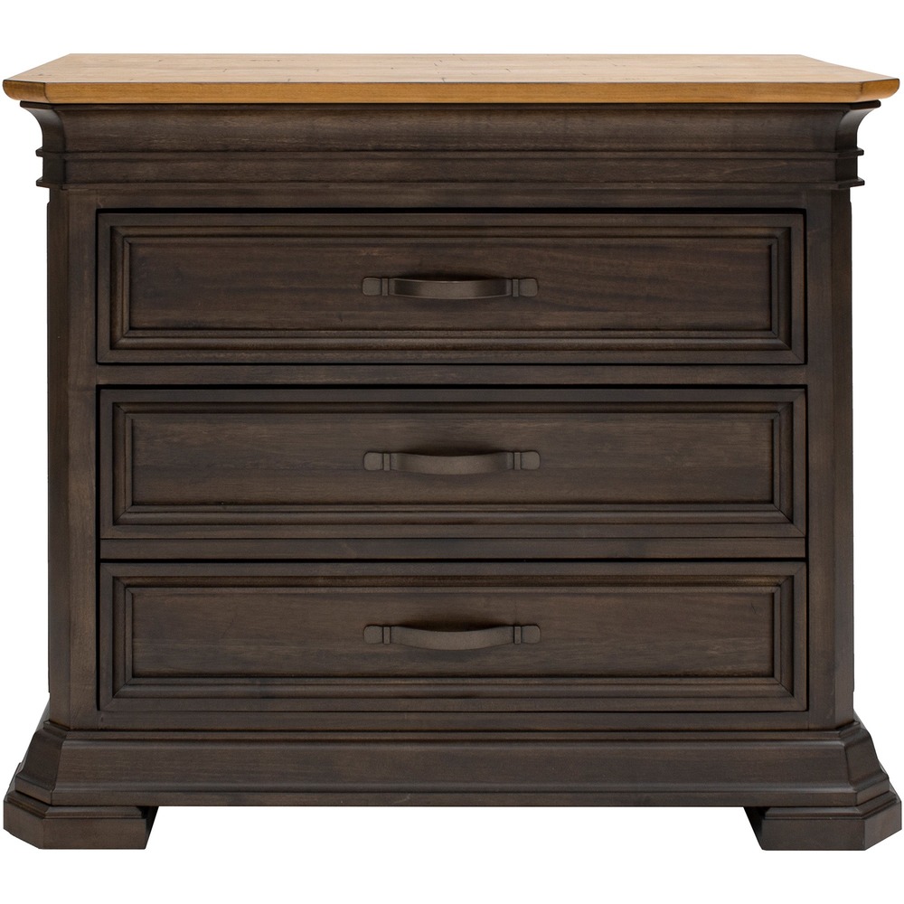 MRTIMSA450 - The Sonoma Lateral File provides the elements to create a truly inspirational office environment. Hand-planked wood veneers in a rich, dark-roast finish the color of freshly brewed coffee show highlights of natural wood that has aged and is mildly distressed. Distressing includes rasping, chopping and wormholes along with varied species. Solid wood plank tops accent the dark finish and emphasize the wood's natural beauty for two-tone authenticity. Antique bronze hardware adds a shimmering touch. It also includes a utility drawer and one locking file drawer.