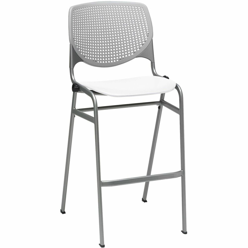 KFIBR230BKB13S8 - This comfortable Barstool Chair is the perfect fit for break areas or collaborative spaces. Ergonomic, perforated back allows enhanced circulation while the radius conforms to your back for maximum comfort. Contoured, extra-wide seat pan and a 400 lb. weight capacity provide comfort and accommodate all sizes. Stackable design allows you to stack up to four chairs for space-saving storage.