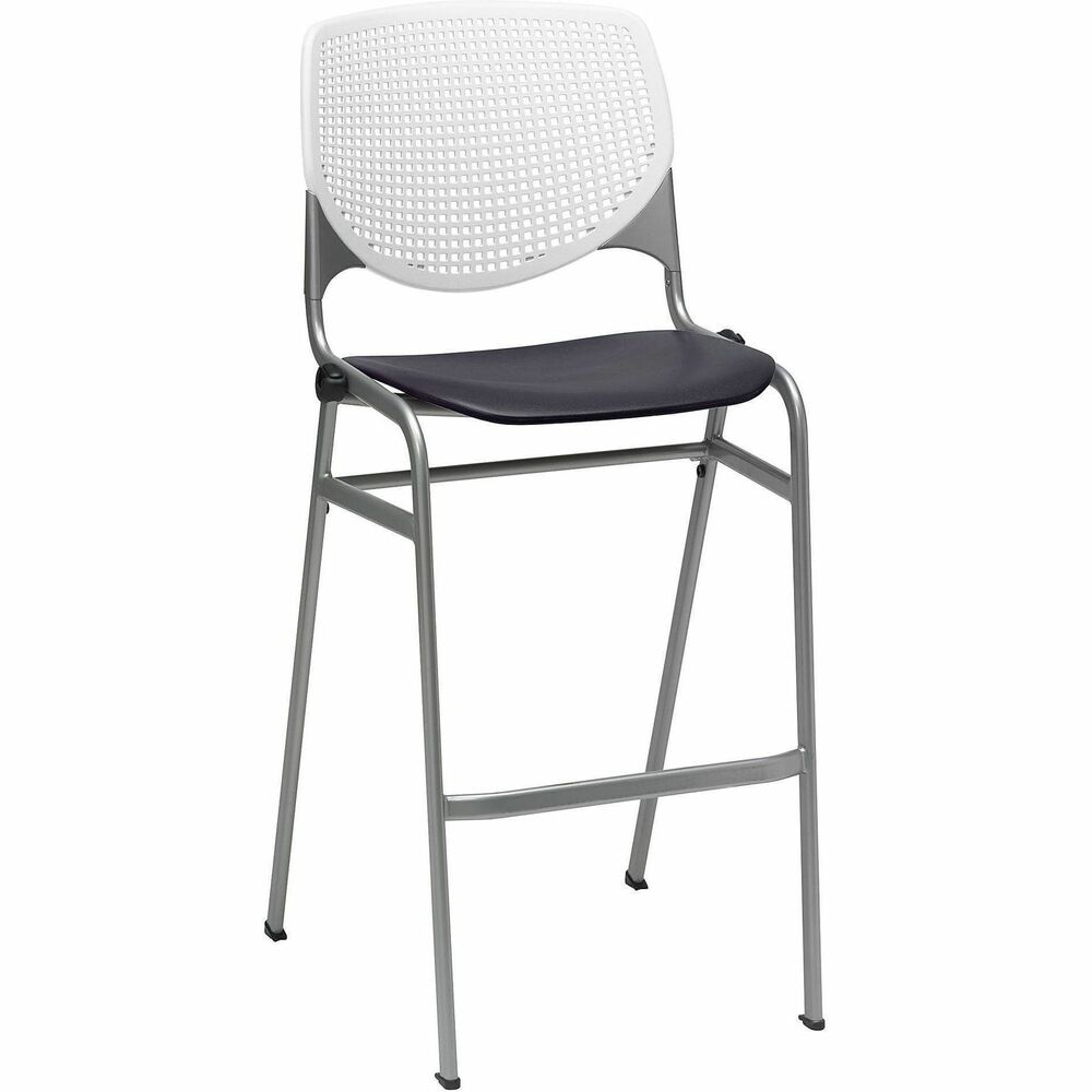 KFIBR230BKB8S10 - This comfortable Barstool Chair is the perfect fit for break areas or collaborative spaces. Ergonomic, perforated back allows enhanced circulation while the radius conforms to your back for maximum comfort. Contoured, extra-wide seat pan and a 400 lb. weight capacity provide comfort and accommodate all sizes. Stackable design allows you to stack up to four chairs for space-saving storage.