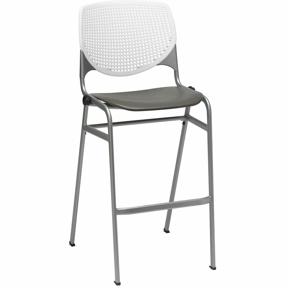 KFIBR230BKB8S18 - This comfortable Barstool Chair is the perfect fit for break areas or collaborative spaces. Ergonomic, perforated back allows enhanced circulation while the radius conforms to your back for maximum comfort. Contoured, extra-wide seat pan and a 400 lb. weight capacity provide comfort and accommodate all sizes. Stackable design allows you to stack up to four chairs for space-saving storage.