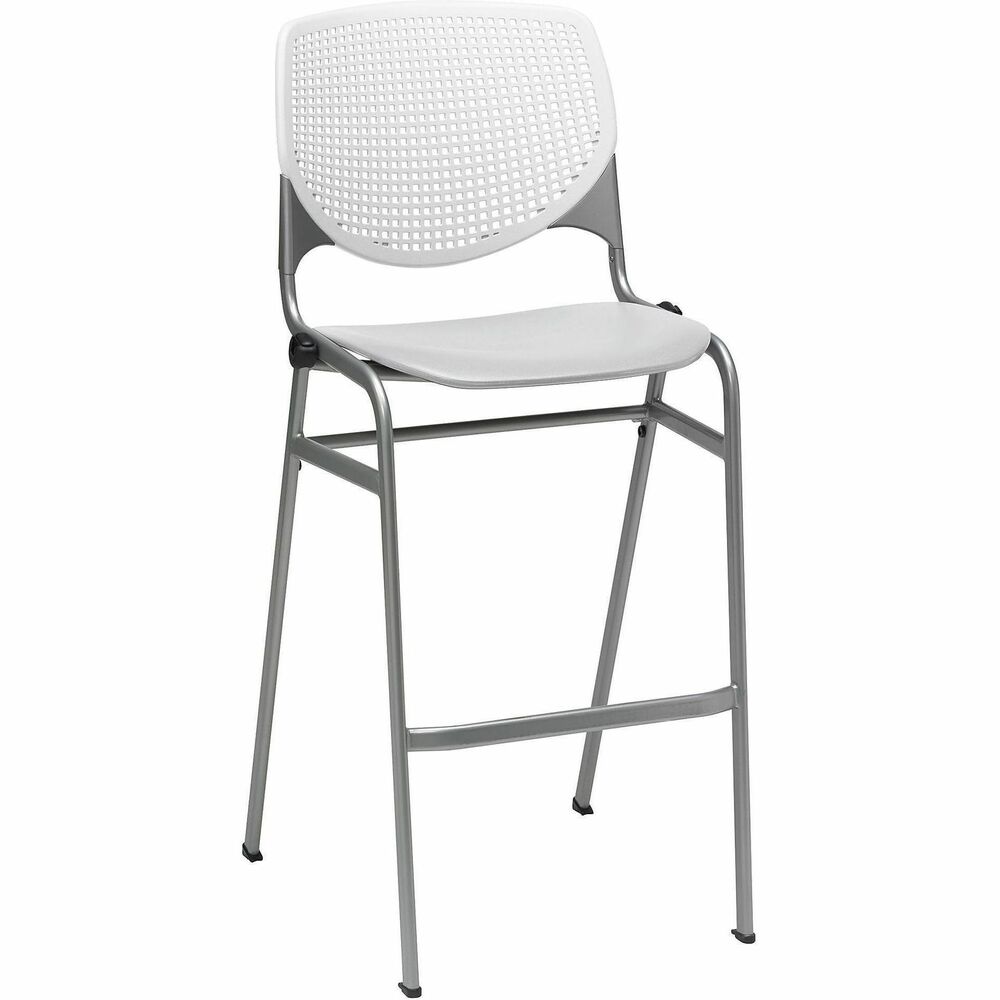 KFIBR230BKB8S13 - This comfortable Barstool Chair is the perfect fit for break areas or collaborative spaces. Ergonomic, perforated back allows enhanced circulation while the radius conforms to your back for maximum comfort. Contoured, extra-wide seat pan and a 400 lb. weight capacity provide comfort and accommodate all sizes. Stackable design allows you to stack up to four chairs for space-saving storage.