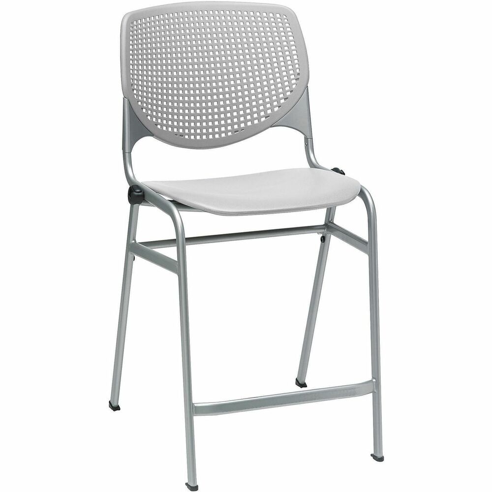 KFICT2300BKP13 - This comfortable Bar Stool is the perfect fit for break areas or collaborative spaces. Ergonomic, perforated back allows enhanced circulation while the radius conforms to your back for maximum comfort. Contoured, extra-wide seat pan and a 400 lb. weight capacity provide comfort and accommodate all sizes. Stackable design allows you to stack up to four chairs for space-saving storage.