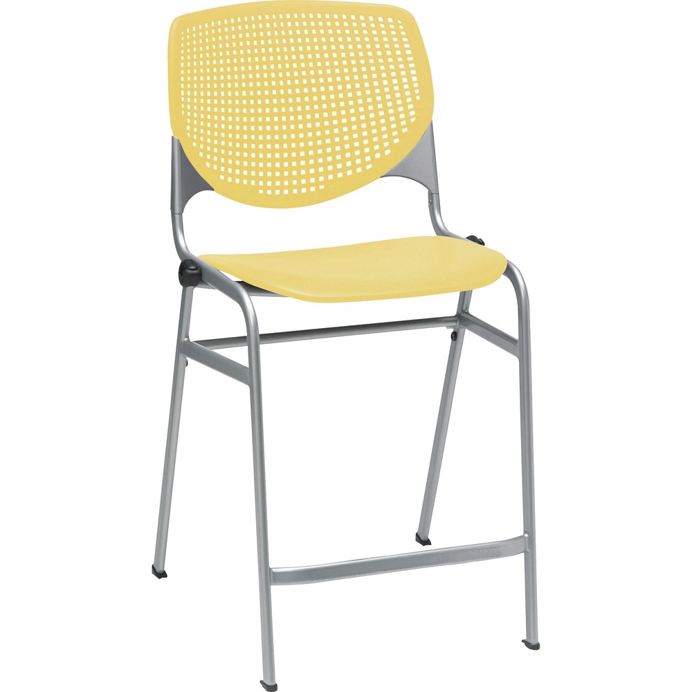 KFICT2300BKP12 - This comfortable Bar Stool is the perfect fit for break areas or collaborative spaces. Ergonomic, perforated back allows enhanced circulation while the radius conforms to your back for maximum comfort. Contoured, extra-wide seat pan and a 400 lb. weight capacity provide comfort and accommodate all sizes. Stackable design allows you to stack up to four chairs for space-saving storage.