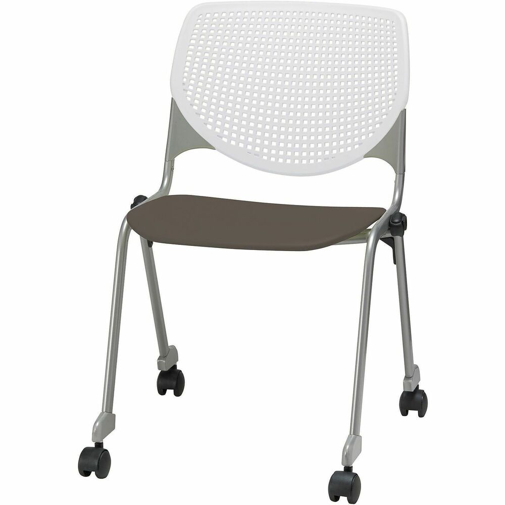 KFICS230BKB8S18 - This comfortable Stacking Chair is the perfect fit for almost any application. Ergonomic, perforated back allows enhanced circulation while the radius conforms to your back for maximum comfort. Contoured, extra-wide seat pan and a 400 lb. weight capacity provide comfort and accommodate all sizes. 2" dual-wheel, hooded casters allow smooth mobility. Stackable design allows you to stack up to 15 chairs for space-saving storage. It is perfect for reception areas, conference rooms or any multi-use application.