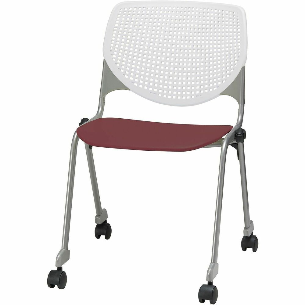 KFICS230BKB8S07 - This comfortable Stacking Chair is the perfect fit for almost any application. Ergonomic, perforated back allows enhanced circulation while the radius conforms to your back for maximum comfort. Contoured, extra-wide seat pan and a 400 lb. weight capacity provide comfort and accommodate all sizes. 2" dual-wheel, hooded casters allow smooth mobility. Stackable design allows you to stack up to 15 chairs for space-saving storage. It is perfect for reception areas, conference rooms or any multi-use application.