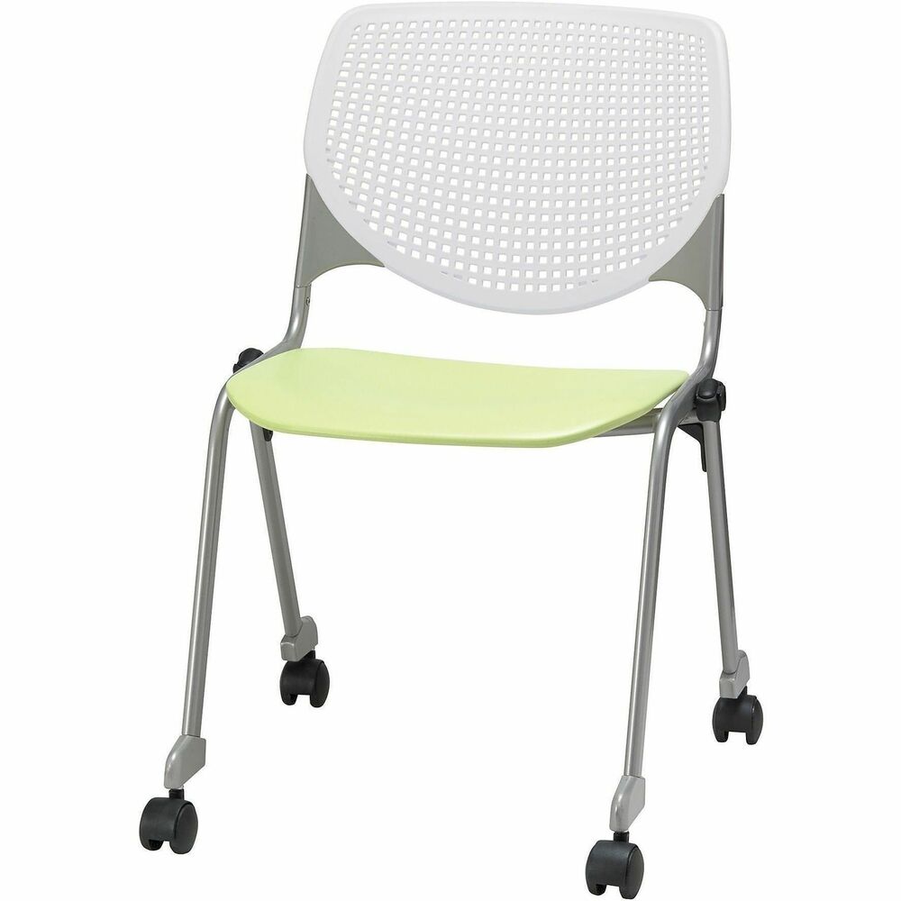 KFICS230BKB8S14 - This comfortable Stacking Chair is the perfect fit for almost any application. Ergonomic, perforated back allows enhanced circulation while the radius conforms to your back for maximum comfort. Contoured, extra-wide seat pan and a 400 lb. weight capacity provide comfort and accommodate all sizes. 2" dual-wheel, hooded casters allow smooth mobility. Stackable design allows you to stack up to 15 chairs for space-saving storage. It is perfect for reception areas, conference rooms or any multi-use application.