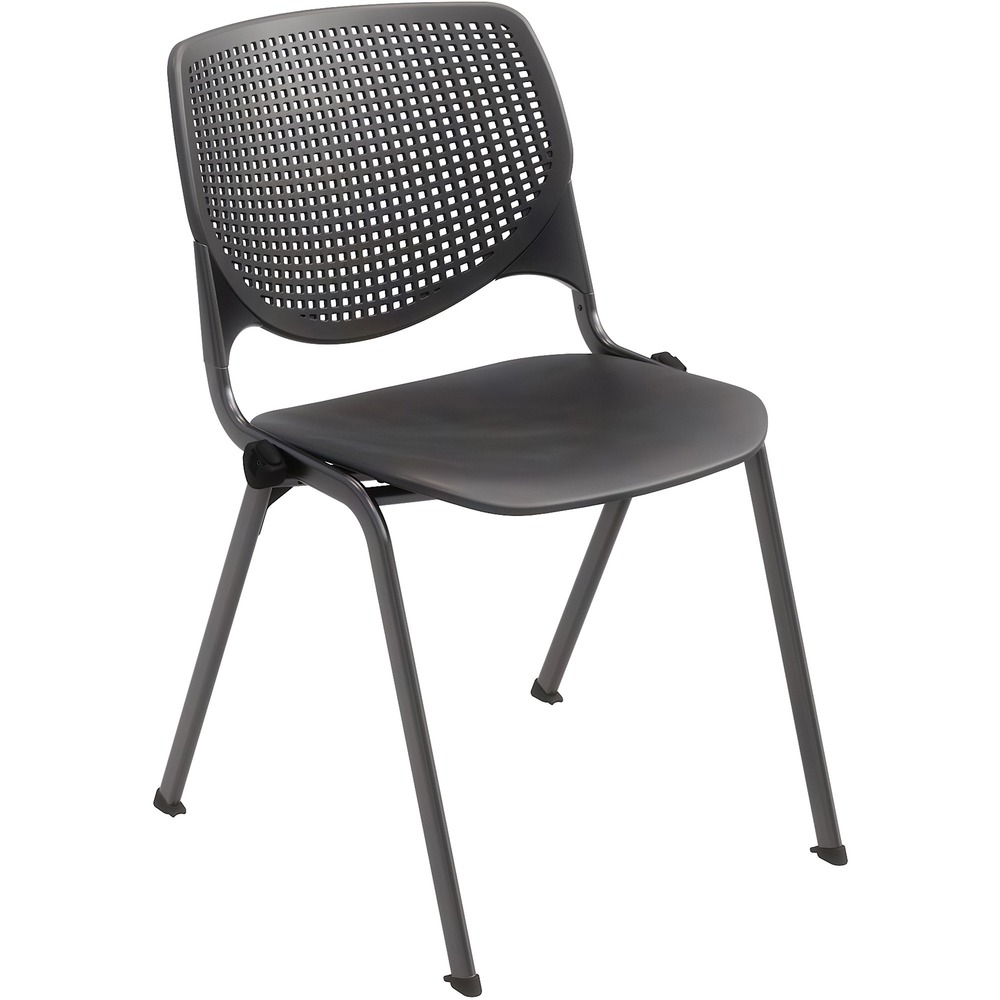 KFI2300BKP10 - This comfortable Stacking Chair is the perfect fit for almost any application. Ergonomic, perforated back allows enhanced circulation while the radius conforms to your back for maximum comfort. Contoured, extra-wide seat pan and a 400 lb. weight capacity provide comfort and accommodate all sizes. Built-in ganging device allows continuous rows. It is perfect for reception areas, conference rooms or any multi-use application.