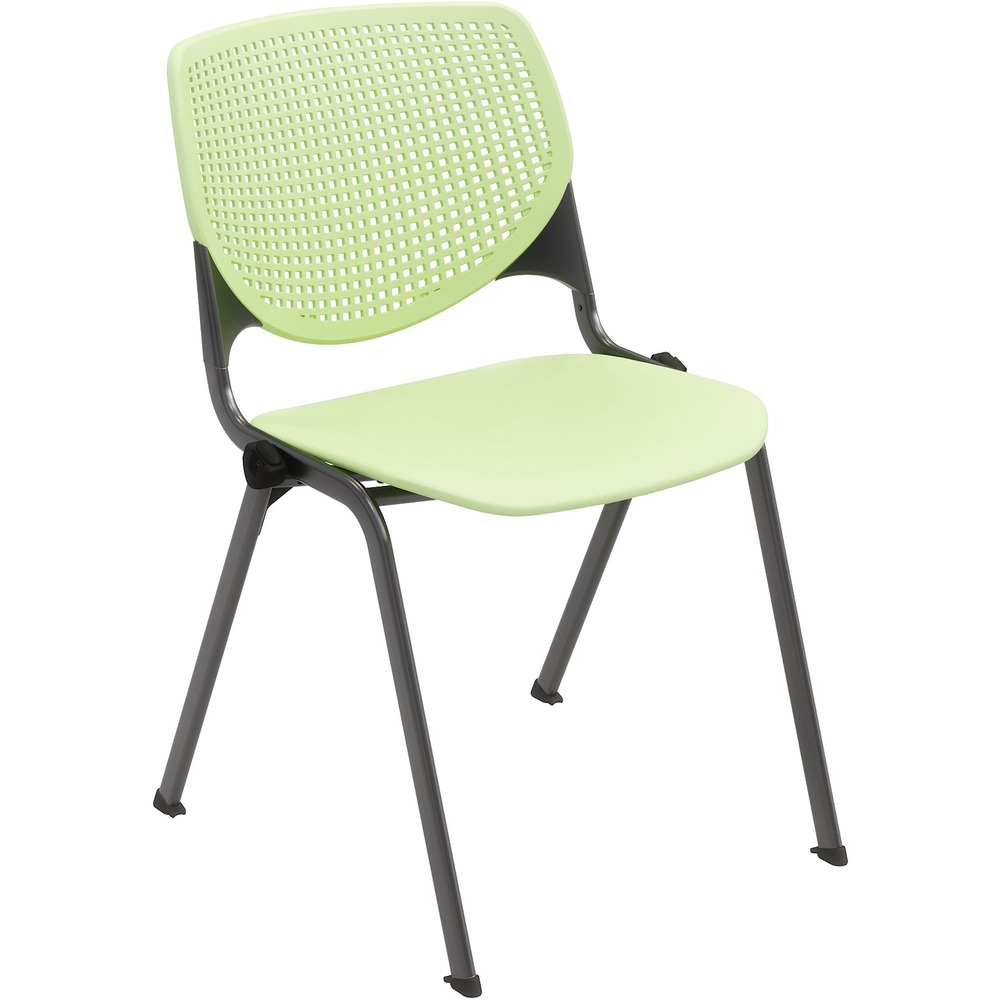 KFI2300BKP14 - This comfortable Stacking Chair is the perfect fit for almost any application. Ergonomic, perforated back allows enhanced circulation while the radius conforms to your back for maximum comfort. Contoured, extra-wide seat pan and a 400 lb. weight capacity provide comfort and accommodate all sizes. Built-in ganging device allows continuous rows. It is perfect for reception areas, conference rooms or any multi-use application.