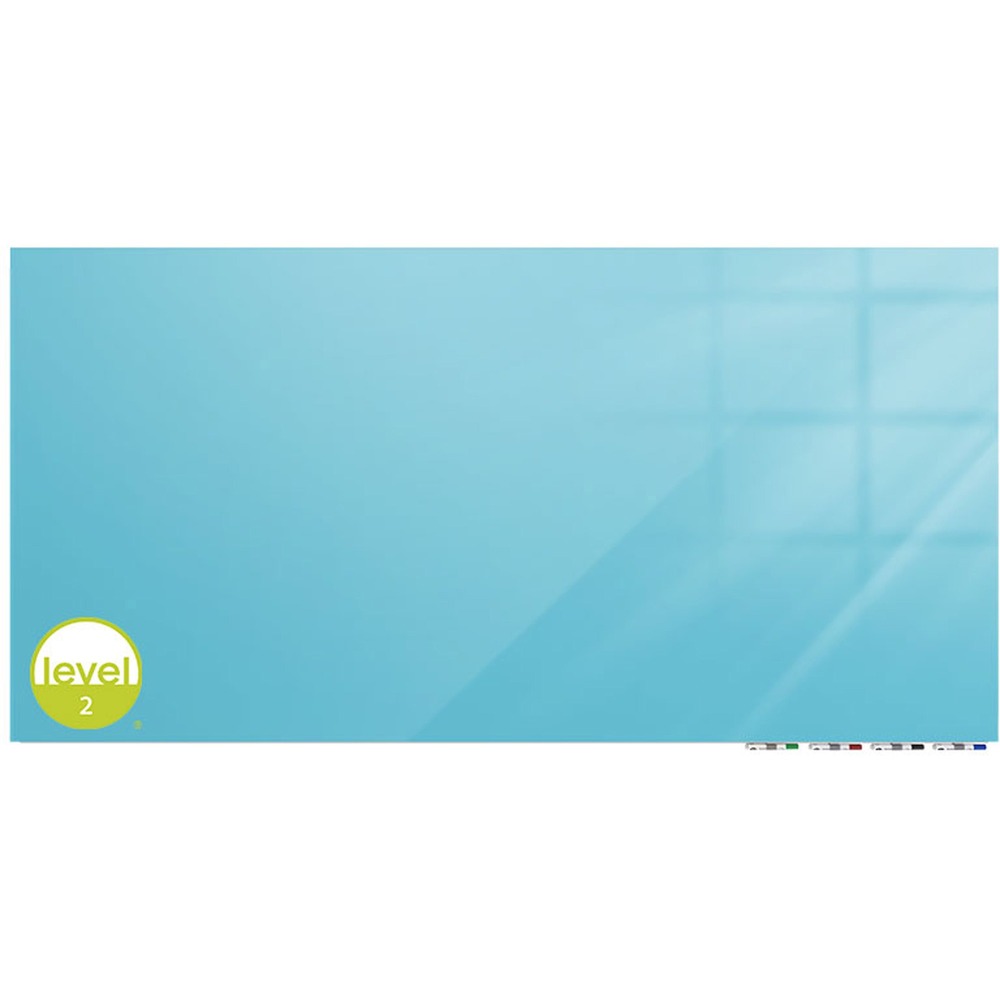 GHEARIASM36BE - Aria Low-Profile Glass Whiteboard achieves the look of weightless, floating glass. No visible hanging hardware or stand-offs allow the beauty of the frameless glass to complement any decor, creating an unobstructed writing surface. Heavy-duty hanging system promotes security and confidence in the installation. Hang your board horizontally on a variety of surfaces such as drywall, concrete or brick. Premium, 1/4" thick tempered glass floats just 1/2" from the wall without bowing, straining or moving. Use it as a single board for personal offices and conferences rooms or to create a glass whiteboard wall by lining up multiple glassboards in a row. Lower, steel support bar doubles as storage for your magnetic markers, keeping the writing surface free from clutter. It comes with four markers and an eraser.