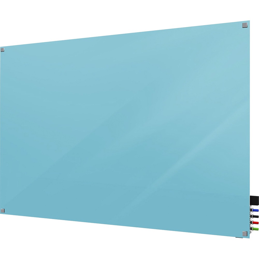GHEHMYSM34BE - Harmony Colored Dry Erase Board is eco-friendly, 100 percent recyclable and made from recycled glass, sand and steel. Unframed board features 1" square corners, square standoffs and flat polished edges. The 1/4" thick, tempered glass provides a nonporous surface that will not ghost or stain and works with standard, dry-erase markers. Rear face is painted for a vivid contrast. Steel sheet backing provides a tackable surface with the use of rare earth magnets. Predrilled mounting holes are inset into the glass. The 1" square standoff hangers made of satin aluminum create a 1-1/4" spacing between the wall and glass. Board includes four rare earth magnets, four markers, an eraser and rear-mounted accessory holder made of clear acrylic.