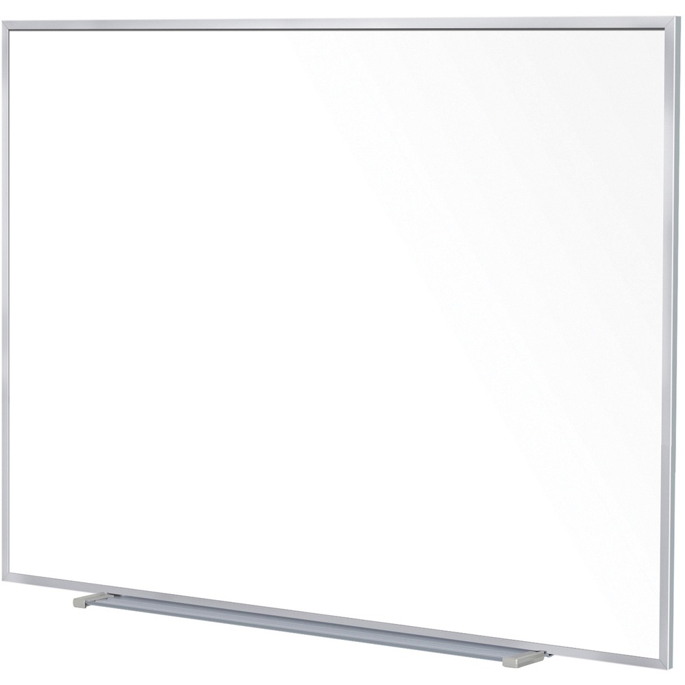 GHEM1P564 - With lasting performance and durability, this Porcelain Projection Whiteboard is designed for everyday use with a surface that will resist scratching, denting or staining. This 5' high porcelain surface has the perfect aspect ratio to use with a projector. SmartPak tray keeps items within reach for easy access.