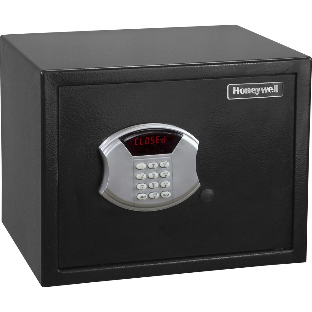 HYM5103 - This 5103 Steel Security Safe features a storage capacity of 0.84 cubic feet. Access your items using the programmable, digital lock assisted by motorized door locks. Steel safe is incredibly durable and particularly efficient in preventing criminal activity. Safe features a recessed door, concealed hinges and a rear panel to prevent unwarranted tampering. Included kit allows you to select a shelf or a position in the floor to bolt and secure your safe. Safe provides safety and security for your essential documents and most valuable possessions while preparing for events such as a disaster, fire or an invasion of your home or office. Internal dimensions are 14.8" x 9.1" x 10.8".