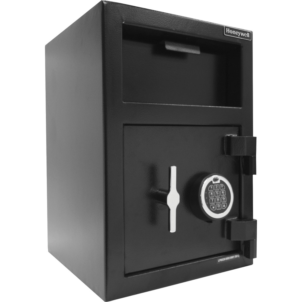HYM5912 - This 5912 Depository Security Safe is an exceptional choice for those looking for an easily programmable safe that offers enhanced defense. Utilizing improved digital lock technology, this safe is accessible for owners and nearly impossible for would-be intruders to breach. Additional features include three solid steel, live-locking bolts and a deposit door with Anti-Fish Baffle for your peace of mind when securing your valuables. Safe's interior storage capacity is 1.06 cubic feet with dimensions of 13.8" wide x 11.2" deep x 11.8" high. Safe also includes a 1/2" steel door and heavy-duty door hinges. Predrilled mounting holes and hardware increase the number of installation options. Powder-coat finish is scratch-resistant.