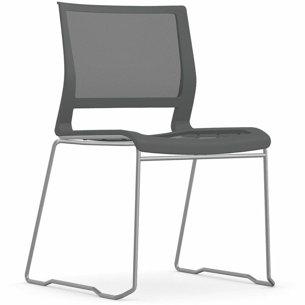 NTF1080GTCFP14 - Built light with mobility in mind, Kip Stack Chair is perfect for training rooms, breakout spaces or cafes. Kip's shiny chrome frame highlights its sleek seat and back lines in gray mesh for the seat and back. Inventive, all-mesh construction provides the optimal amount of tension, relieving pressure points and maximizing comfort for a satisfying sit. Light weight makes it the perfect pullup chair anywhere seating needs to be expandable and easy. Stack chair with sled base stacks nine on the floor or 24 on the optional dolly (not included). Cleanability is key for chairs that seat a variety of users in the course of a day. Kip makes cleaning and disinfecting easy with a simple 10:1 water-to-bleach ratio. Seat measures 18-1/2" wide x 16-1/2" deep x 18-1/2" high. Back size is 18" wide x 15-1/2" high. Weight capacity is 300 lb.