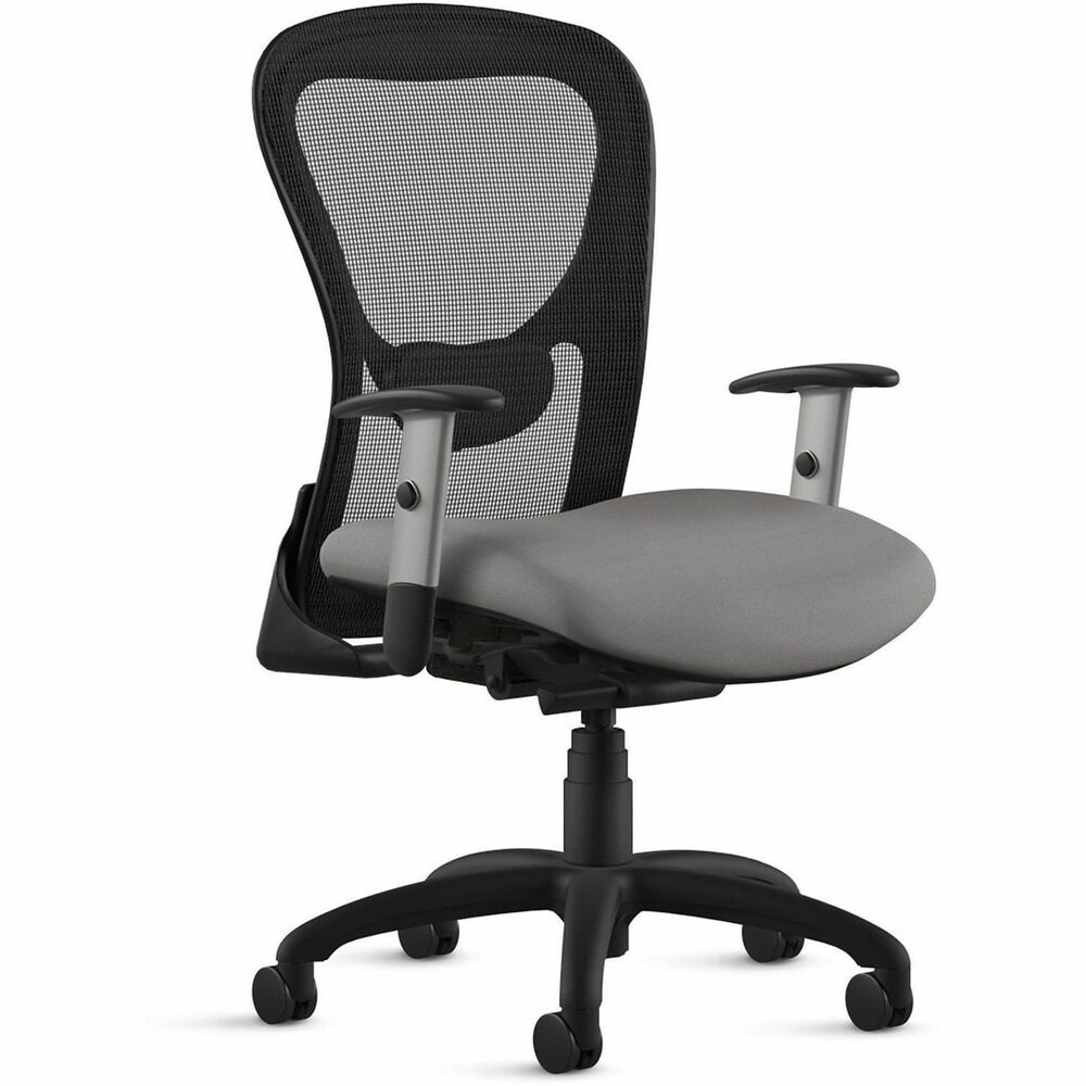 NTF1560Y2A8S1CD - Ergonomic, sleek design of the Strata Mid Back Task Chair makes it a great choice for managerial and executive applications. Adjustable lumbar support provides comfortable, all-day seating. Silver arms adjust in both depth and height. Sculpted back with breathable mesh, molded foam seat in fabric and heavy-duty, synchro-tilt control make Strata the perfect chair for superior, long-term comfort. Synchro-tilt control features a smooth and comfortable, 2:1 back-to-seat ratio. Four-position, multi-locking back offers built-in safety return. Other functions include 360-degree swivel, slide knob-tension adjustment and pneumatic seat-height adjustment from 17" to 21-1/2". Sleek lines with rounded corners give a contemporary look to a classic silhouette, making Strata inherently versatile and effortless. Weight capacity is 300 lb.