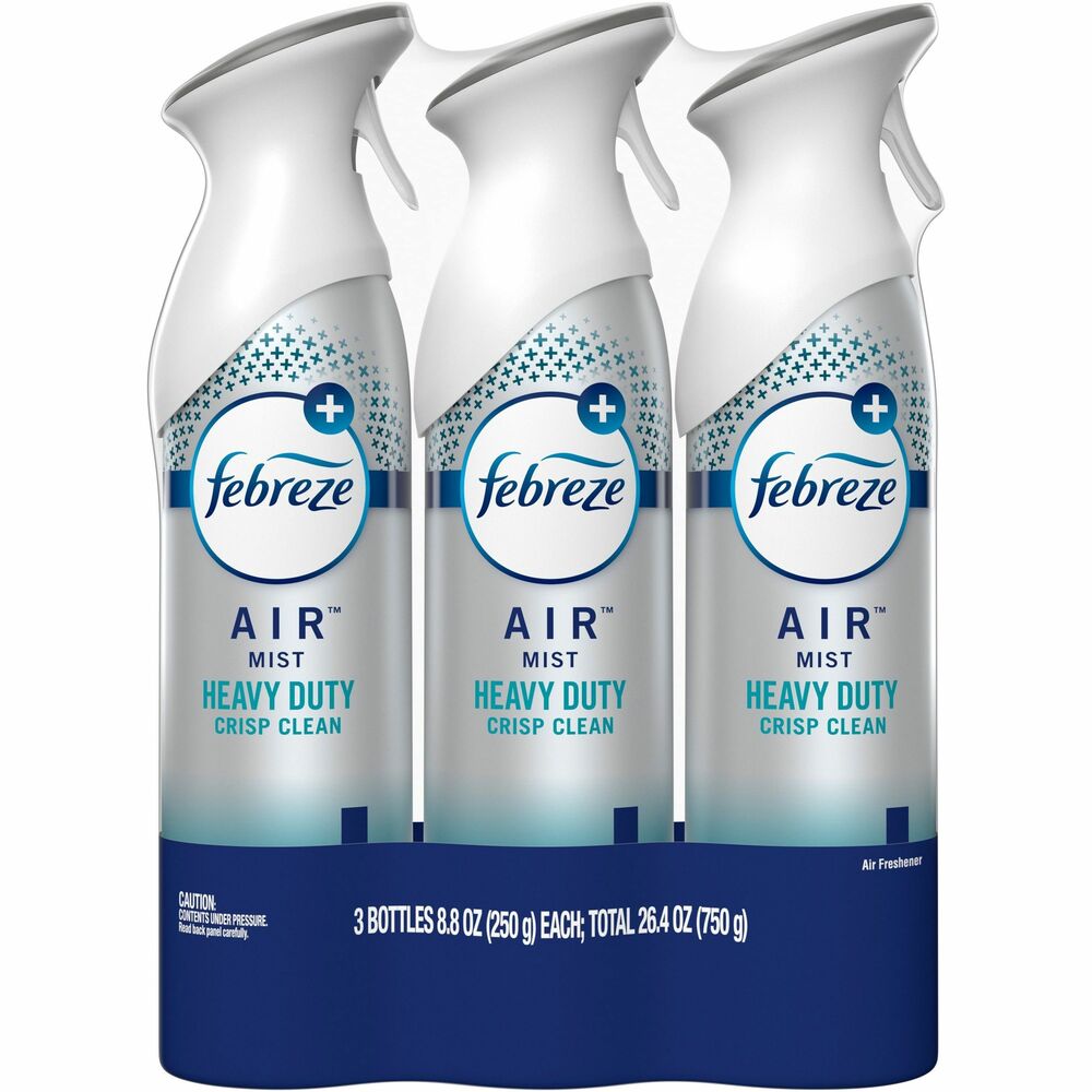 PGC74601 - Air refresher features a heavy-duty formula that contains twice the odor-eliminating power to replace tough odors with the invigorating blend of lemony verbena, crisp cucumber and cooling notes. Its special odor neutralizers bind to airborne malodors to reduce and neutralize their pH value for complete freshness. Natural propellant delivers a continuous flow of freshness without VOCs for safe use. Air refresher is perfect for clearing away odors from everyday pet and bathroom smells to stubborn smoke and leftover cooking odors.