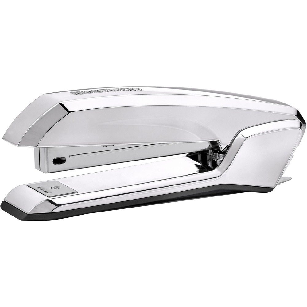 BOSB210CHROME - With its compelling chic design, the Ascend Stapler brings a fresh yet sophisticated look to any office, especially with its added shiny gloss accent. Its unique curved shape enhances stapling comfort while stapling up to 20 sheets. It is equipped with a built-in remover for ready use to remove staples easily. Staple reload window alerts you when staples need to be refilled and cleverly hidden in the base is an integrated StapleStore compartment that holds two strips of staples, keeping extra staples close at hand. For added convenience, the Ascend can be effortlessly opened 180 degrees for tacking and craft use. This office supply essential comes with a nonskid base for stability and desktop protection as well as 420 staples in the Staple Store compartment.