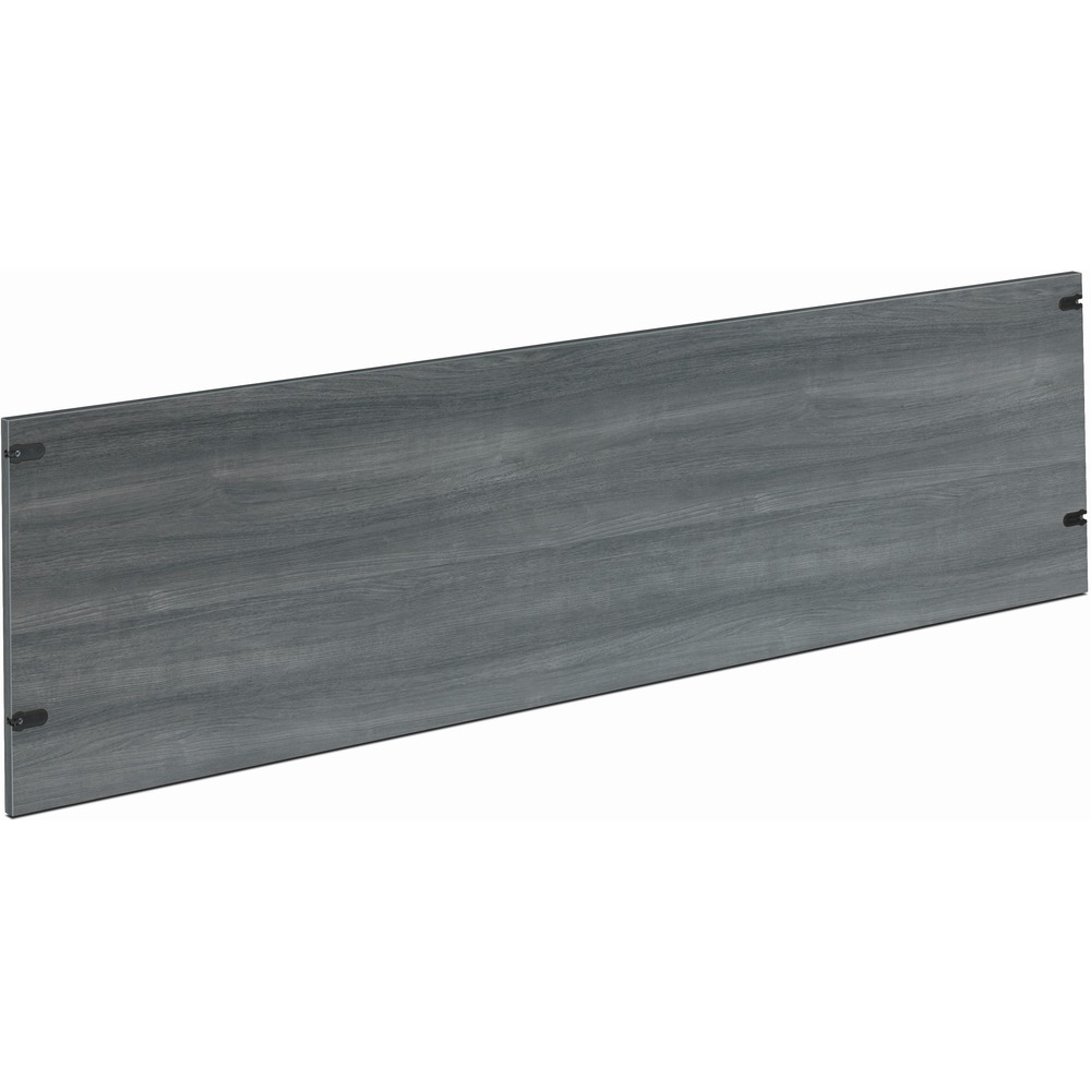 HON105856LS1 - Nontackable back enclosure attaches to HON10500 Series 72" wide Stack-on Storage for a more elegant look and support for items that need to rest near the back of your worksurface. This series offers well-built, cost-effective wood furniture for a growing business. Back enclosure is made with laminate that matches your hutch. Durable, easy-care, thermal-fused laminate resists scratches and stains. Using the back enclosure still allows efficient cable management. When connected to the stack-on storage unit, the back enclosure features a full-width, 1-1/8" slot at the bottom for routing cords and reaching wall electrical outlets. All furniture units are sold separately. Furniture is certified by SCS to be in compliance with specific, indoor, air-quality emission requirements and meets or exceeds ANSI/BIFMA and ISTA performance standards.