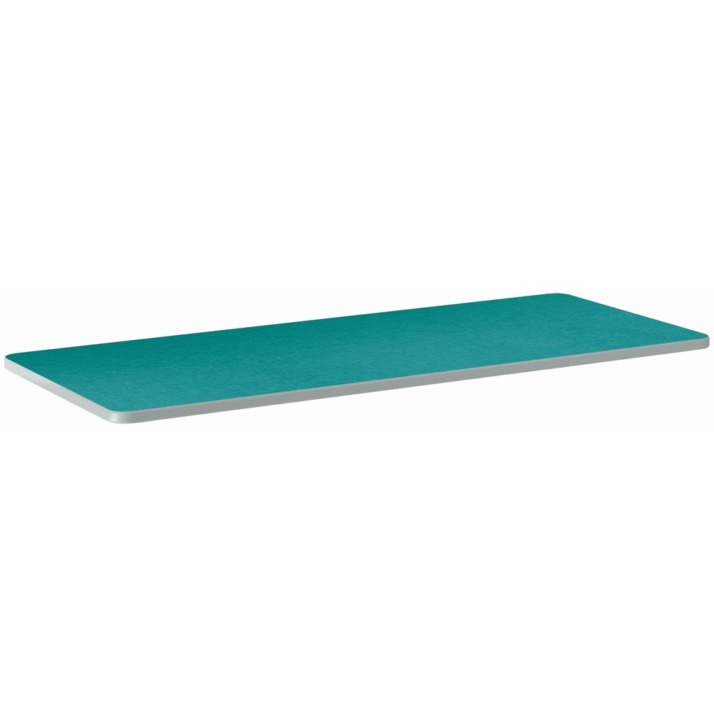 HON Build Series Rectangular Tabletop - Rectangle Top - 25" to 34" Adjustment x 60" Width x 24" Depth - Moroccan - 1 Each