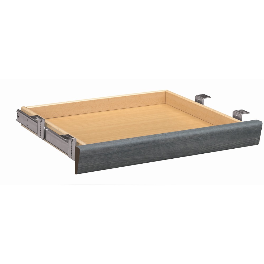 HON1522LS1 - Center drawer with angled front is designed to fit single-pedestal desks in the HON Park Avenue Collection, Concinnity, Valido/11500, 10700 and 10500 Series. It is ideal for pens, pencils and other miscellaneous items in need of storage. Features include ball-bearing slide suspension and 12" extension (3/4). Interior dimensions for a single-pedestal drawer are 18-7/8" wide x 15-1/2" deep x 1-1/2" high. Minimum clearance for mounting the single-pedestal drawer is 22-3/4" wide x 18-1/2" deep.