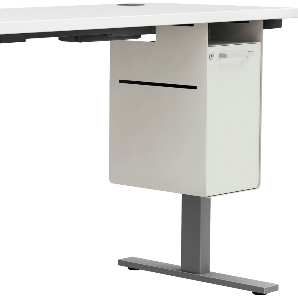 HONHAUFHR15SLTL - Undermount Cubby is part of the HON Fuse Collection that takes personal stowage to the next level with sizes and options that just make more sense for what's being stowed today. With a completely modern take on form and function, Fuse storage adds personality to any home office or corporate work space. This easy-access storage unit mounts flush to the underside of a worksurface to not only save floor space, but to allow your storage to move up and down with a height-adjustable worksurface. Its right-handed lockable door helps you safely conceal everything from work supplies to snacks to sneakers. Fuse Workplace Tools (sold separately) hang from the side to provide easy access to personal items while freeing up valuable space inside the cubby for larger pieces. With personal storage space for just about everything, Fuse keeps you organized even in small spaces. Cubby includes mounting screws. More from the Manufacturer