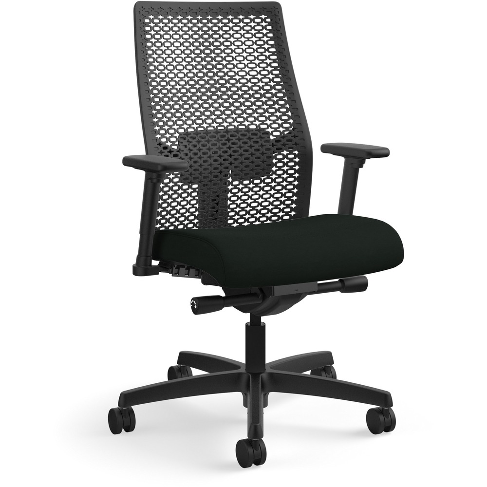 HONI2MRL2AU10TK - No matter who you are, how you work or where you work, Ignition seating from HON fits. Ignition supports every body type, work style and office activity. Ignition Mesh Back Chair features an advanced synchro-tilt control mechanism and reclines just the way you like. Create the customizable comfort that perfectly fits you with adjustable lumbar and arms that adjust in height and width. Breakthrough, ReActiv back material is designed to provide enhanced support above and beyond four-way stretch mesh. ReActiv back flexes to provide a firm fit and continuous airflow. Tilt tension controls the rate and ease of recline. 360-degree swivel provides freedom of movement in any direction. Pneumatic seat-height adjustment moves the seat up and down to adapt to various body heights. Task chair is equipped with a five-star nylon base, hard casters for easy rolling and a black frame. Mesh back is black, and vinyl seat is navy. Weight capacity is 300 lb. Task chair assembles easily. More from the Manufacturer