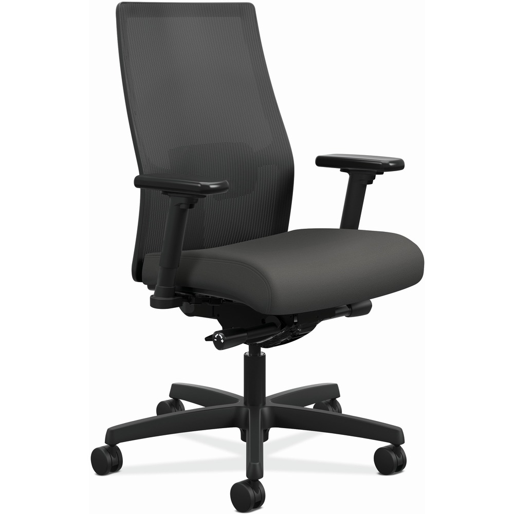 HONI2M2AMLC19TK - No matter who you are, how you work or where you work, Ignition seating from HON fits. Designed by Wolfgang Deisig, Ignition supports every body type, work style and office activity. Ignition Mesh Back Chair features an advanced synchro-tilt control mechanism and reclines just the way you like. Create the customizable comfort that perfectly fits you with adjustable lumbar and arms that adjust in height and width. Breathable, four-way stretch mesh back lets the air and the comfort flow freely. Tilt tension controls the rate and ease of recline. 360-degree swivel provides freedom of movement in any direction. Pneumatic seat-height adjustment moves the seat up and down to adapt to various body heights. Mid-back task chair is equipped with a five-star nylon base, hard casters for easy rolling and a black frame. Mesh back color is black, and fabric seat color is Iron Ore. Weight capacity is 300 lb. Task chair assembles easily. More from the Manufacturer