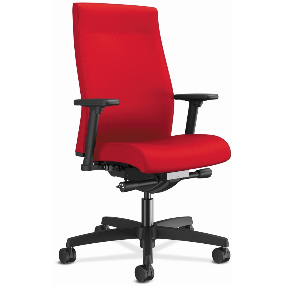 HONI2UL2AC67TK - No matter who you are, how you work or where you work, Ignition seating from HON fits. Designed by Wolfgang Deisig, Ignition supports every body type, work style and office activity. Ignition Task Chair features an advanced synchro-tilt control mechanism and reclines just the way you like. Create the customizable comfort that perfectly fits you with adjustable lumbar and arms that adjust in height and width. Tilt tension controls the rate and ease of recline. 360-degree swivel provides freedom of movement in any direction. Pneumatic seat-height adjustment moves the seat up and down to adapt to various body heights. Task chair is equipped with a five-star nylon base, hard casters for easy rolling and a black frame. Fabric-upholstered back and seat color is Ruby. Weight capacity is 300 lb. Task chair assembles easily. More from the Manufacturer