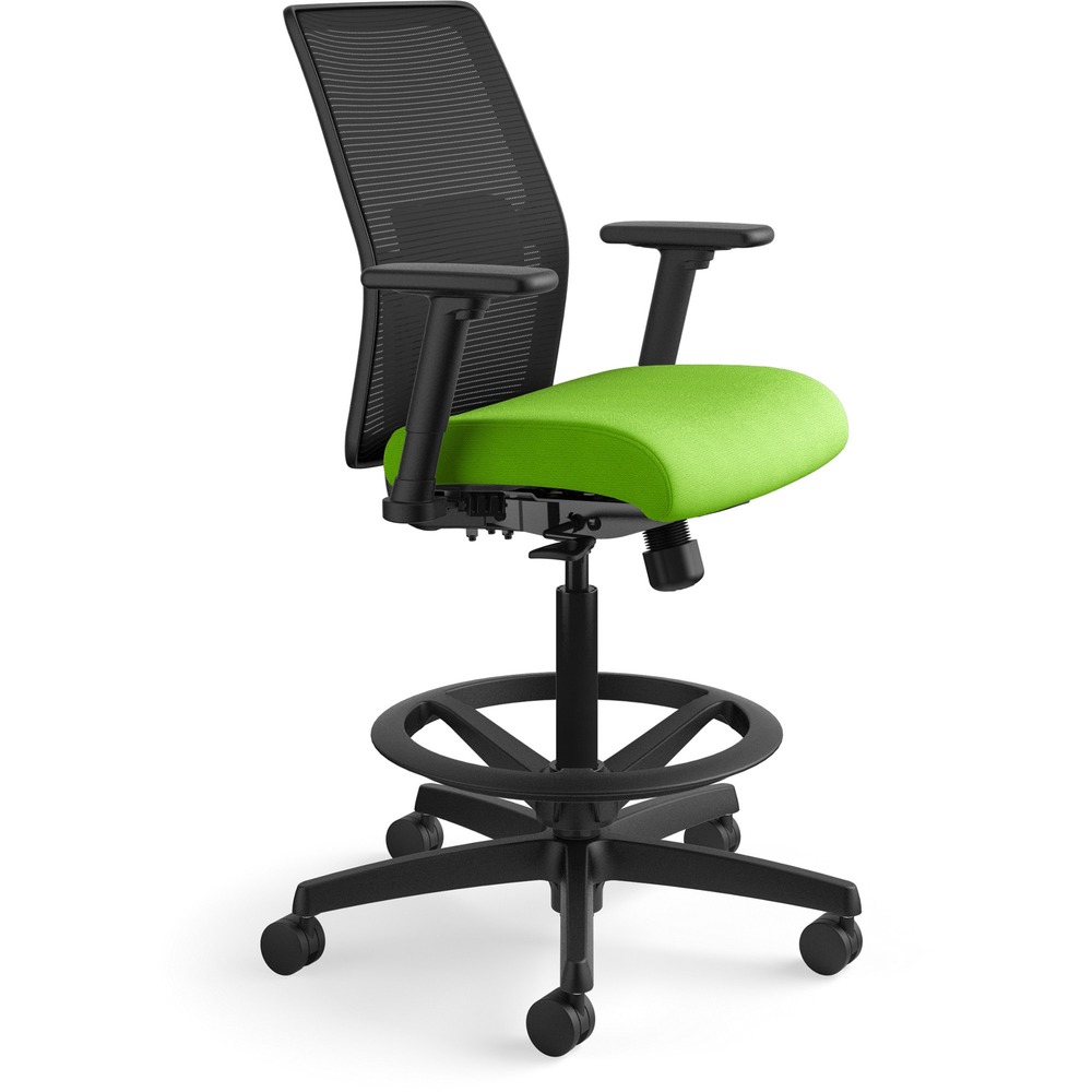HONI2S1AMLC84T - Get in sync with both your body and your work environment using this Ignition mesh-back task stool. Perfect for sit-to-stand worksurfaces, it brings you closer to your work and closer to the perfect seating solution. Limited, synchro-tilt control mechanism allows you to put yourself in any posture. Breathable, four-way stretch mesh back increases both airflow and support. Adjustable lumbar support customizes your lower back comfort. Other functions include 360-degree swivel, pneumatic seat-height adjustment from 23" to 32" , tilt tension and tilt lock. Contoured seat cushion with fabric upholstery gives workstation warriors all-day comfort. Height-adjustable and width-adjustable arms create a custom fit. Hard casters on the five-star base roll quietly and effortlessly. This low-back stool offers a higher degree of comfort and is designed to fit anyone and any space. Mesh back and frame are black. Seat fabric is Pear. Weight capacity is 300 lb. More from the Manufacturer