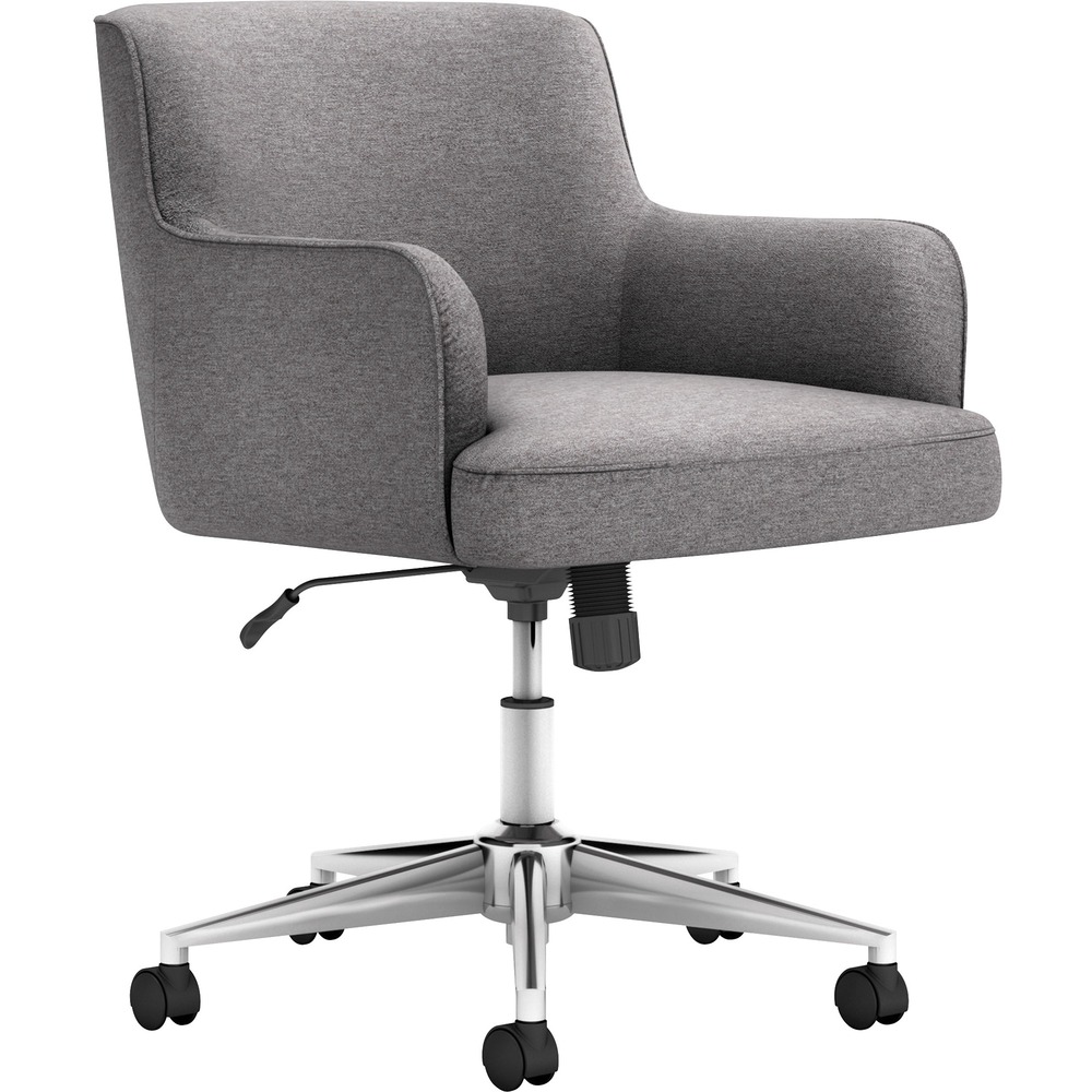 HONVL232GRY01 - Dress up your reception area, waiting room or collaborative areas with this modern task chair because style and comfort always Matter. This modern take on the traditional task chair combines the comfort of a lounge chair with the sophisticated controls of a high-powered task chair. Synchro-tilt control allows you to find that reclining position that's just right for you. Use the 360-degree swivel to move in any direction. Five-star base with casters lets you move around effortlessly. Chrome accents with light gray fabric not only create a truly modern aesthetic, but they easily match just about any surrounding. Seat measures 12-1/2" wide x 18" usable depth. More from the Manufacturer