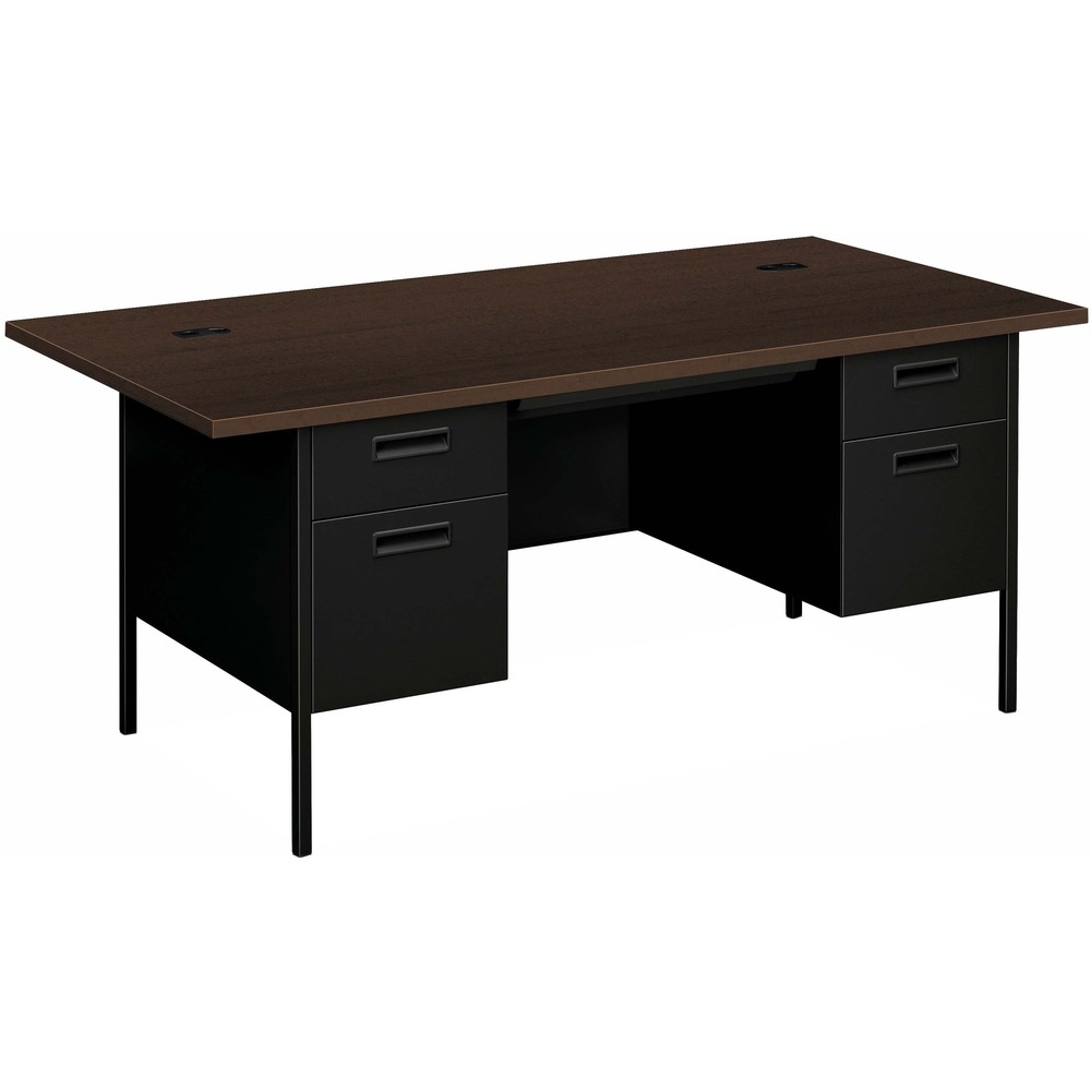 HONP3276MOP - Double-pedestal desk is part of the Metro Classic Series, a forward-thinking flashback that marries 1960s styling with today's technology. Handsomely built collection offers excellent performance with best-in-class construction, easy-care laminate tops, built-in wire management and more. With tubular steel legs painted to match the desk body, Metro Classic gives you a clean look from top to bottom. Nonlocking pedestals feature Tru-Fit mitered drawer fronts for precision alignment when closed. Contract-grade, multi-ply laminate stands up to scratches, spills, stains and boiling liquids. Recessed, plastic drawer handles are color-matched to the HON core paint color. Reinforced, double "O" frame for an inner structure keeps desk solid and sturdy for years of use. High-sided file drawers accept hanging files without hangrails. Box drawers are equipped with 3/4-extension, steel ball-bearing suspensions.