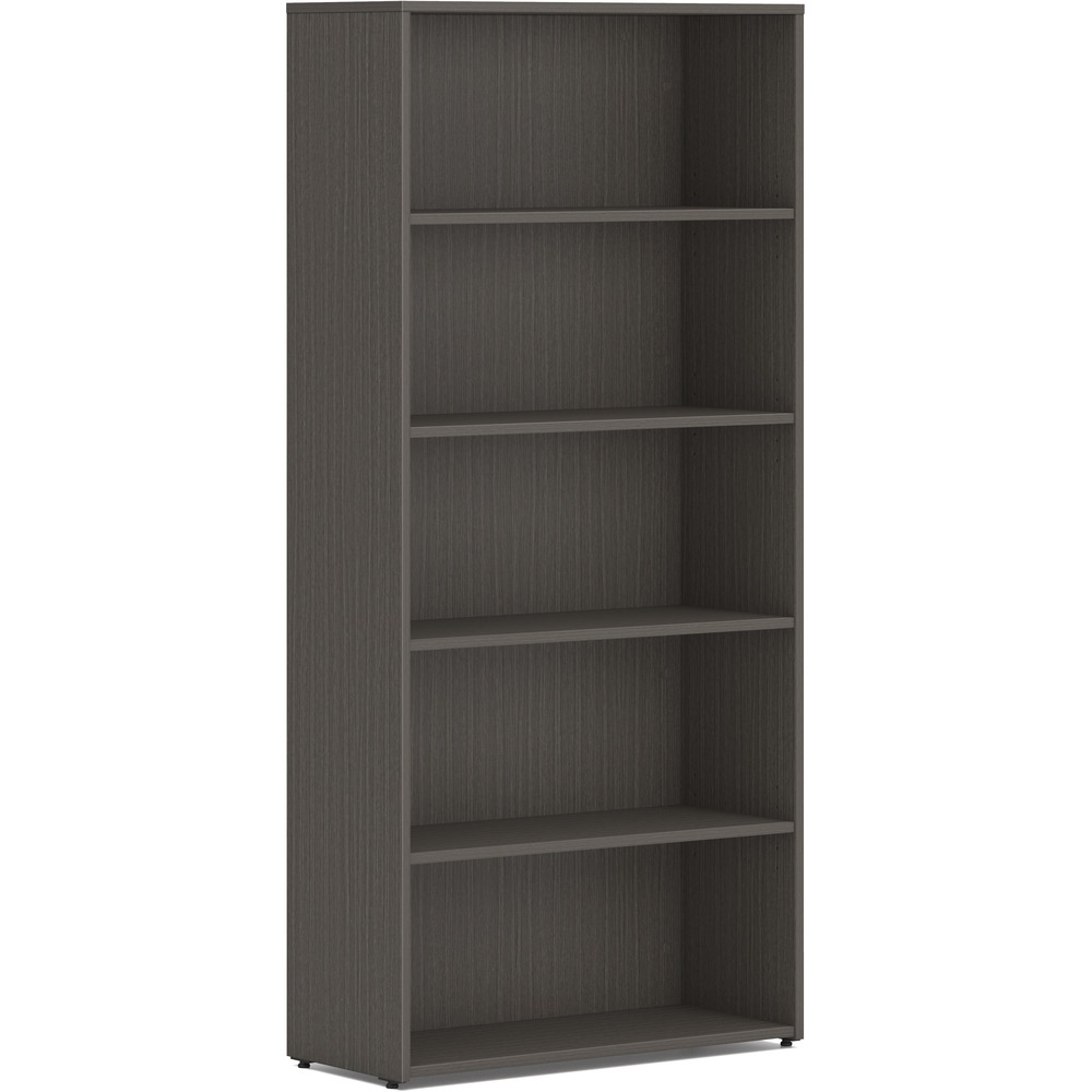 HONLBC3013B5LS1 - This five-shelf bookcase is part of the HON Mod Desk Collection that delivers simplicity and adaptability to enhance your productivity. The contemporary design feels perfectly at home in either a private office or an open floor plan. The Mod bookcase is a perfect addition to any work environment. It lets you organize and display books, binders and work materials. Three of the five shelves are adjustable in 1" increments, offering the flexibility to store taller binders. Durable, Slate Teak laminate is scratch-resistant, spill-resistant and stain-resistant. Slate Teak matches other Mod elements (sold separately) so you can create an office suite to fit your needs. More from the Manufacturer