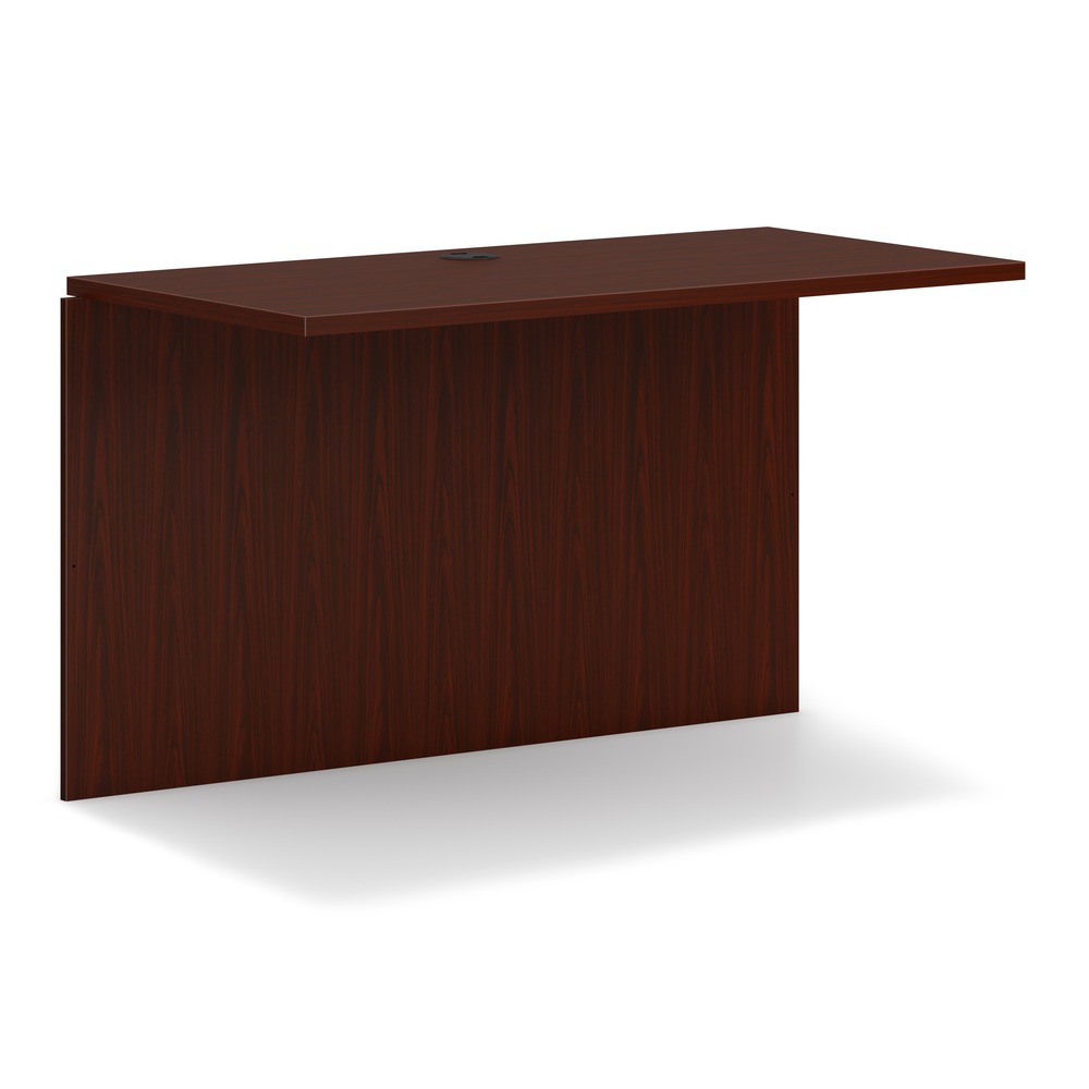 HONLB4824LT1 - This 48" wide bridge is part of the HON Mod Desk Collection that delivers simplicity and adaptability to enhance your productivity. The contemporary design feels perfectly at home in either a private office or an open floor plan. Combine the nonhanded bridge with a Mod desk shell and a credenza shell to create a U-workstation. Storage pedestals are sold separately. Durable, Traditional Mahogany laminate is scratch-resistant, spill-resistant and stain-resistant. Traditional Mahogany matches other Mod elements (sold separately) so you can create an office suite to fit your needs. More from the Manufacturer