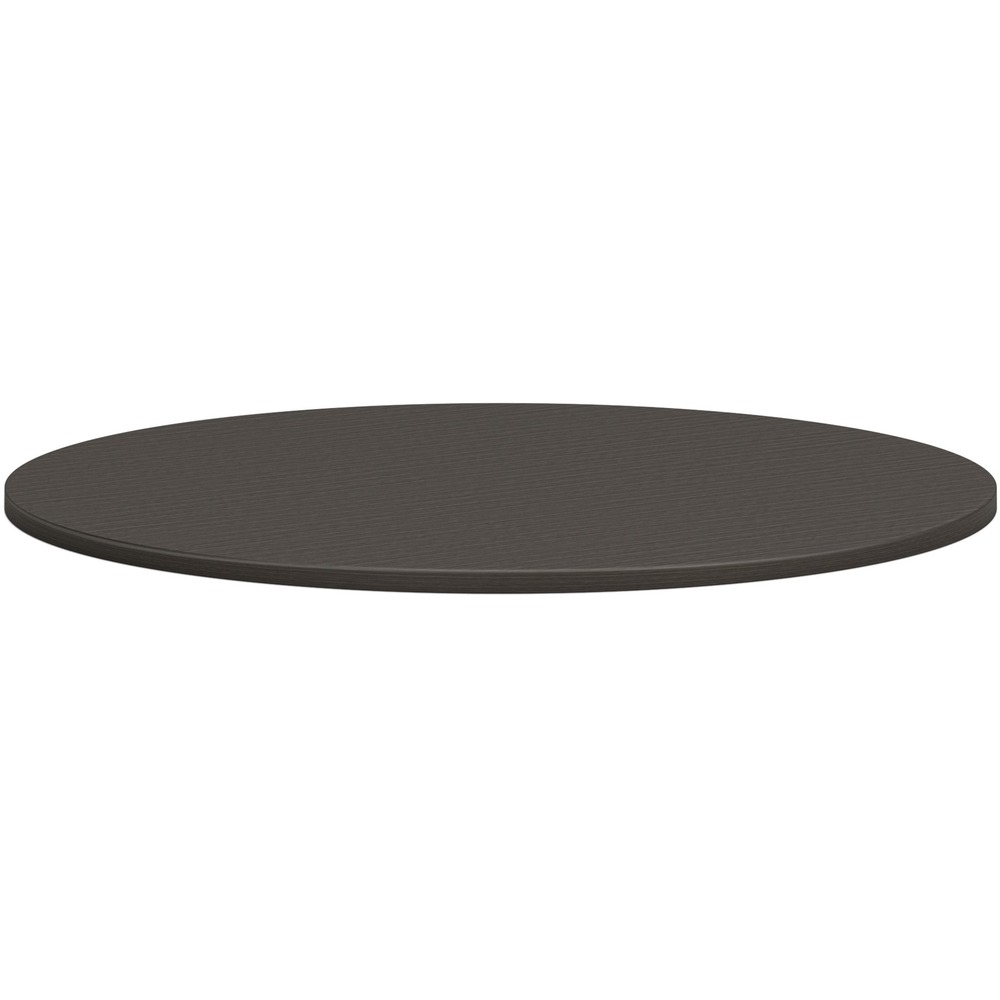 HONTBL48RNDLS1 - Conference tabletop is part of the Mod Desk Collection that delivers simplicity and adaptability to enhance your productivity. Contemporary design feels perfectly at home in either a private office or an open floor plan. Metal-to-metal fastening system allows precise assembly. This 48" diameter round top can be added to a Mod Conference Table X-base (sold separately) to create a complete table that seats up to five people. Finished table height is 29" to match Mod desk heights. Durable, Slate Teak laminate on the 1" thick top is scratch-resistant, spill-resistant and stain-resistant. More from the Manufacturer
