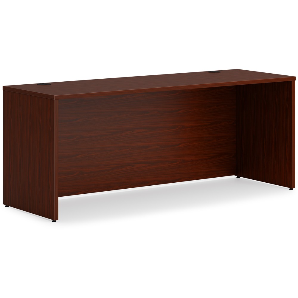HONLCS7224LT1 - This 72" wide credenza shell is part of the HON Mod Desk Collection that delivers simplicity and adaptability to enhance your productivity. The contemporary design feels perfectly at home in either a private office or an open floor plan. Credenza shell is nonhanded for versatile use. Combine the credenza shell with a Mod return shell to create an L-workstation. To create a U-workstation, add a bridge and nonhanded desk shell. Storage pedestals are sold separately. Desktop grommets help organize power and data cables. Metal-to-metal fastening system allows precise assembly. Durable, Traditional Mahogany laminate is scratch-resistant, spill-resistant and stain-resistant. Traditional Mahogany matches other Mod elements (sold separately) so you can create an office suite to fit your needs. More from the Manufacturer