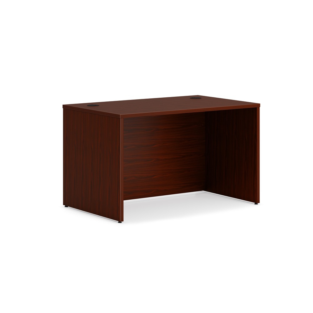 HONLDS4830LT1 - This 48" wide desk shell is part of the HON Mod Desk Collection that delivers simplicity and adaptability to enhance your productivity. Contemporary design feels perfectly at home in either a private office or an open floor plan. Desk shell is nonhanded for versatile use and offers a rectangular front desktop. Combine it with a Mod return shell to create an L-workstation. To create a U-workstation, add a bridge and nonhanded credenza shell. Desktop grommets help organize power and data cables. Metal-to-metal fastening system allows precise assembly. Durable, Traditional Mahogany laminate is scratch-resistant, spill-resistant and stain-resistant. Traditional Mahogany matches other Mod elements (not included) so you can create an office suite to fit your needs. More from the Manufacturer