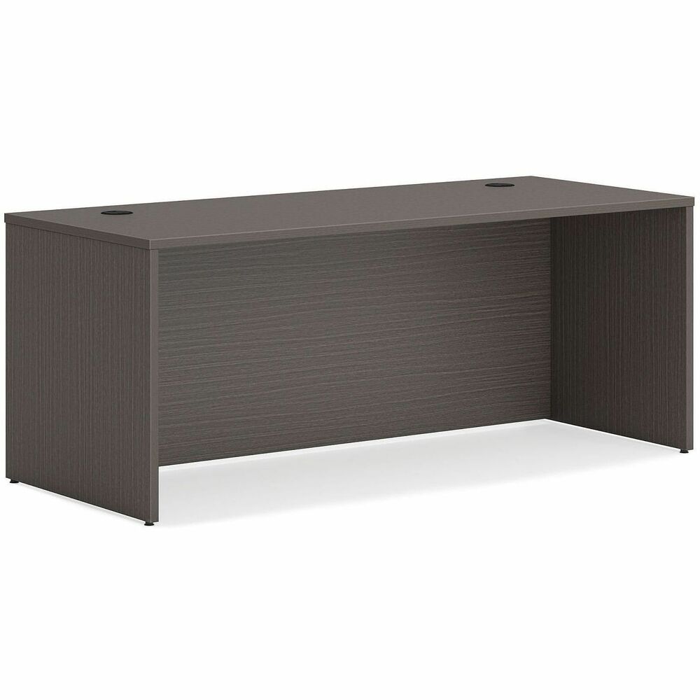 HONLDS7230LS1 - This 72" wide desk shell is part of the HON Mod Desk Collection that delivers simplicity and adaptability to enhance your productivity. Contemporary design feels perfectly at home in either a private office or an open floor plan. Desk shell is nonhanded for versatile use and offers a rectangular front desktop. Combine it with a Mod return shell to create an L-workstation. To create a U-workstation, add a bridge and nonhanded credenza shell. Desktop grommets help organize power and data cables. Metal-to-metal fastening system allows precise assembly. Durable, Slate Teak laminate is scratch-resistant, spill-resistant and stain-resistant. Slate Teak matches other Mod elements (not included) so you can create an office suite to fit your needs. More from the Manufacturer